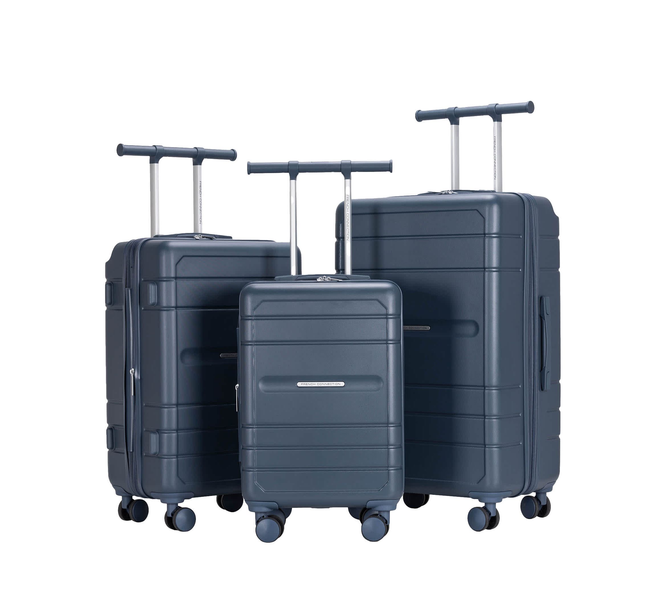 Saint Martin 3pc Wing-on Expandable Rolling Hardside Luggage Set