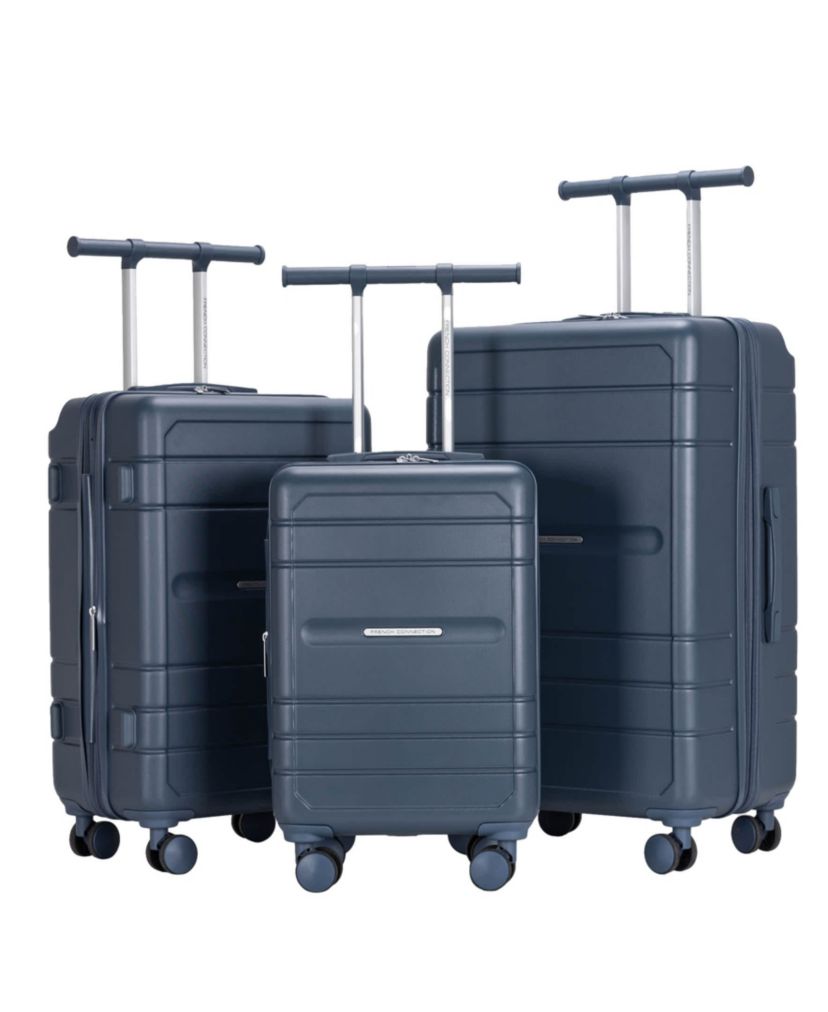 Saint Martin 3pc Wing-on Expandable Rolling Hardside Luggage Set