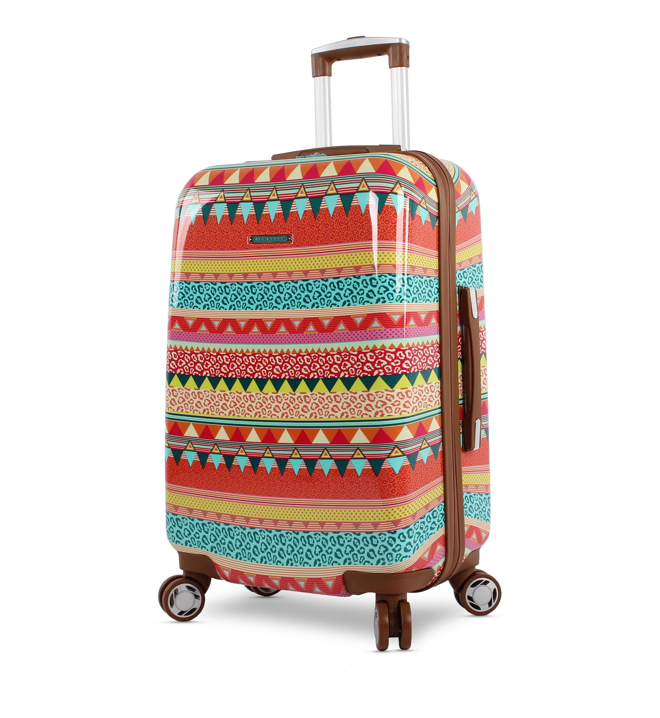On the Prowl Printed Multi Stripe Hardside 24-in. Spinner