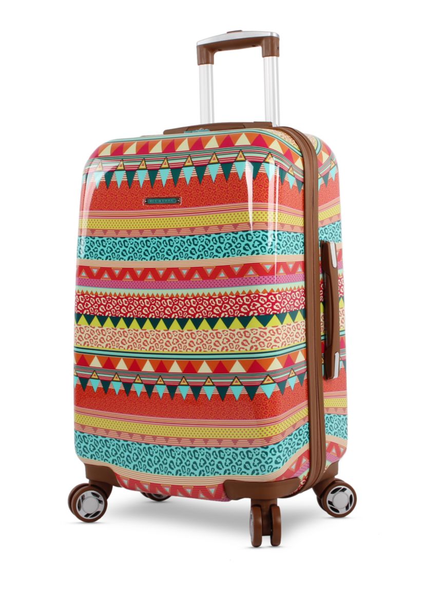 On the Prowl Printed Multi Stripe Hardside 24-in. Spinner