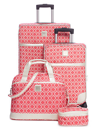 New Directions® 4-piece Lady Lattice Luggage Set | belk
