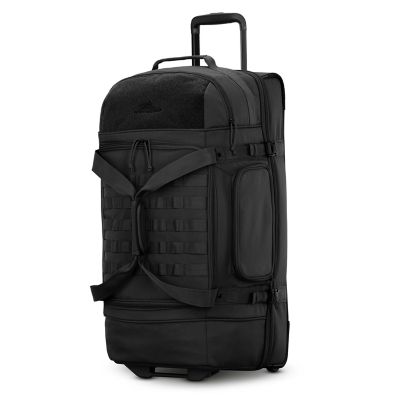 High Sierra Pathsetter Large Wheeld Duffel, Black, 32