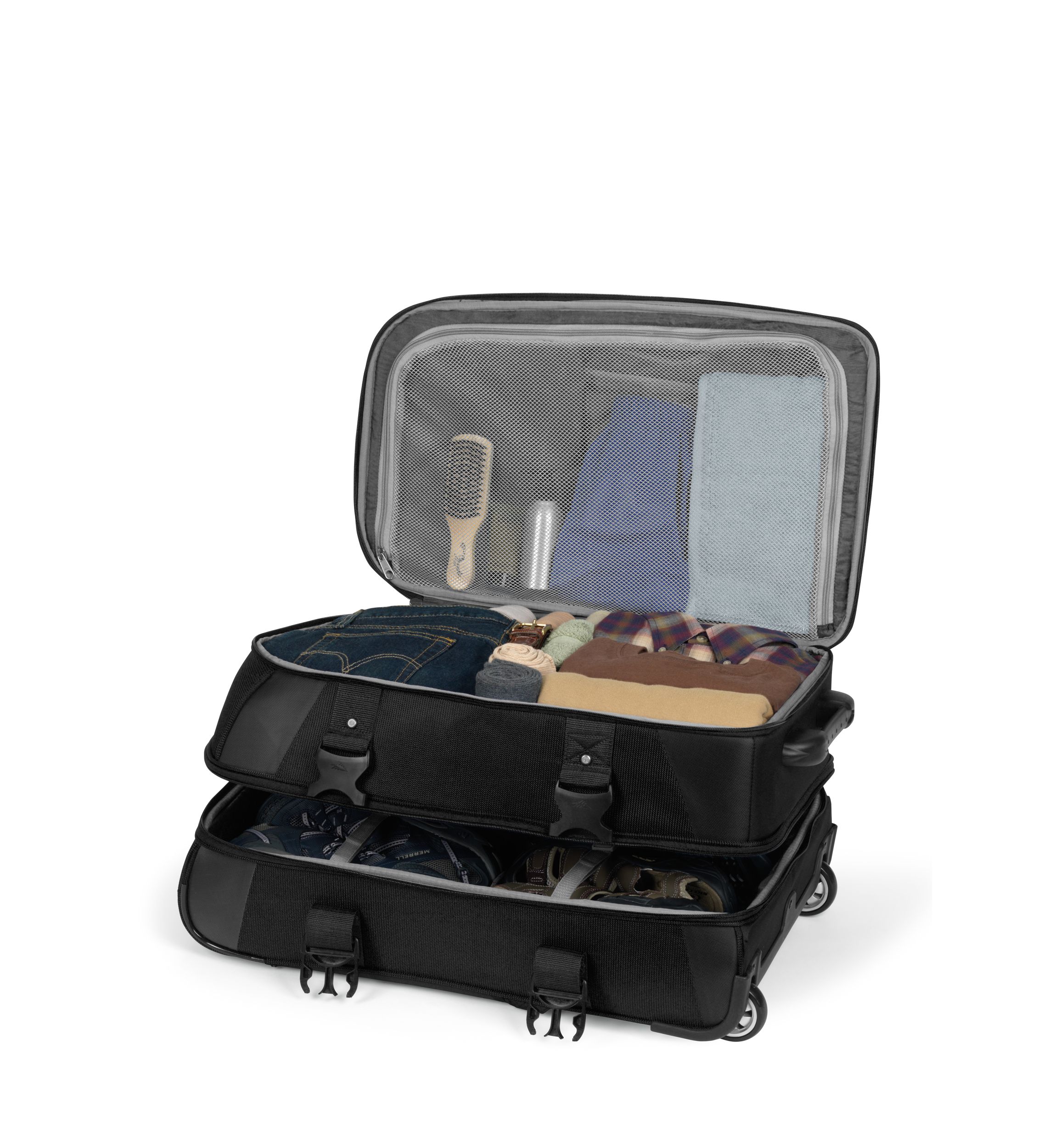 Adventure Travel 7 Wheeled Duffle - Black - 14.5-in. x 32-in. x 14.5-in.