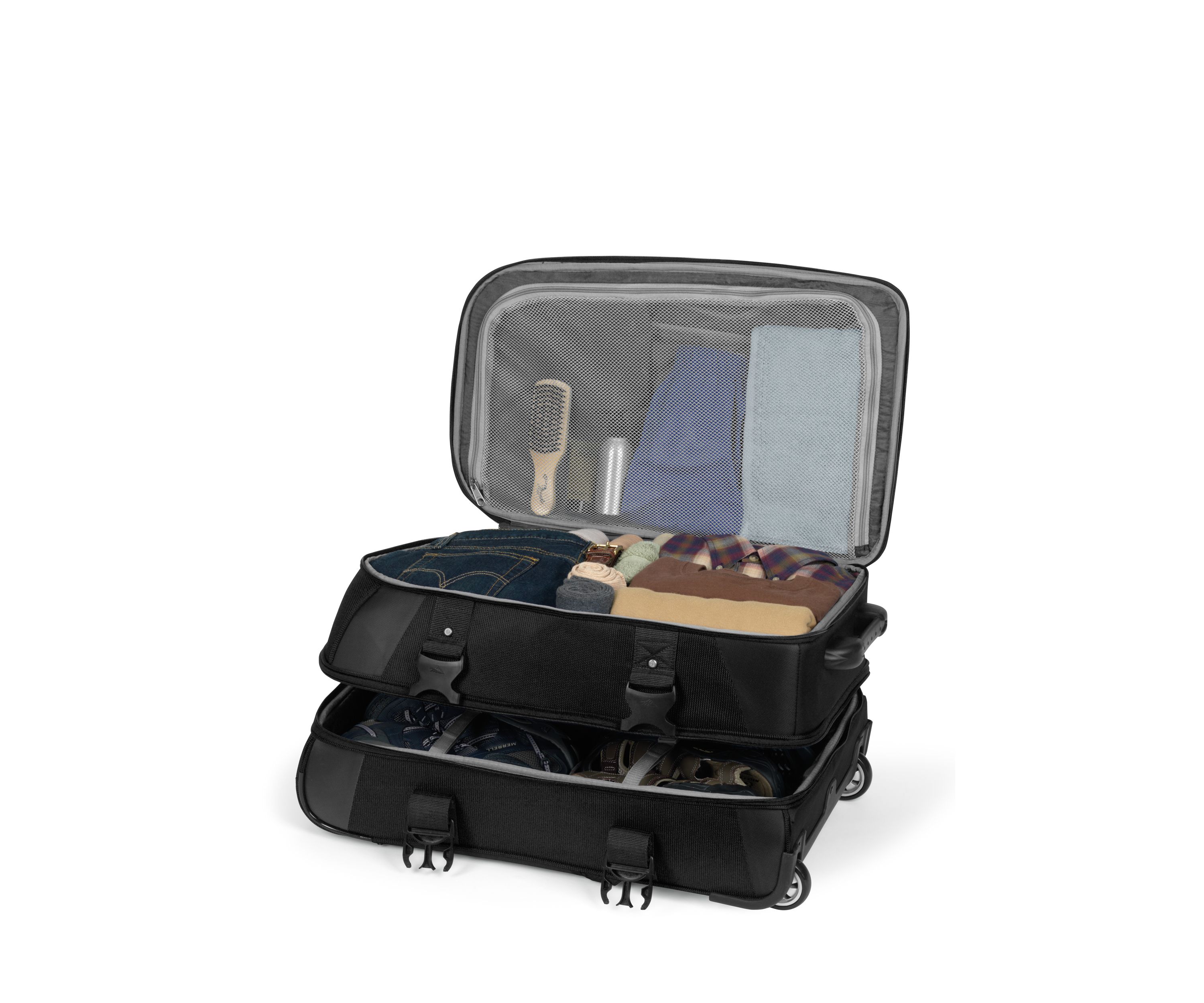 Adventure Travel 7 Wheeled Duffle - Black - 14.5-in. x 32-in. x 14.5-in.