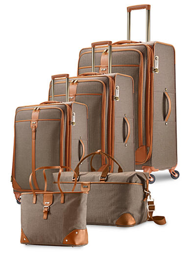 Hartmann Herringbone Luxe Luggage Collection - Terracotta | Belk