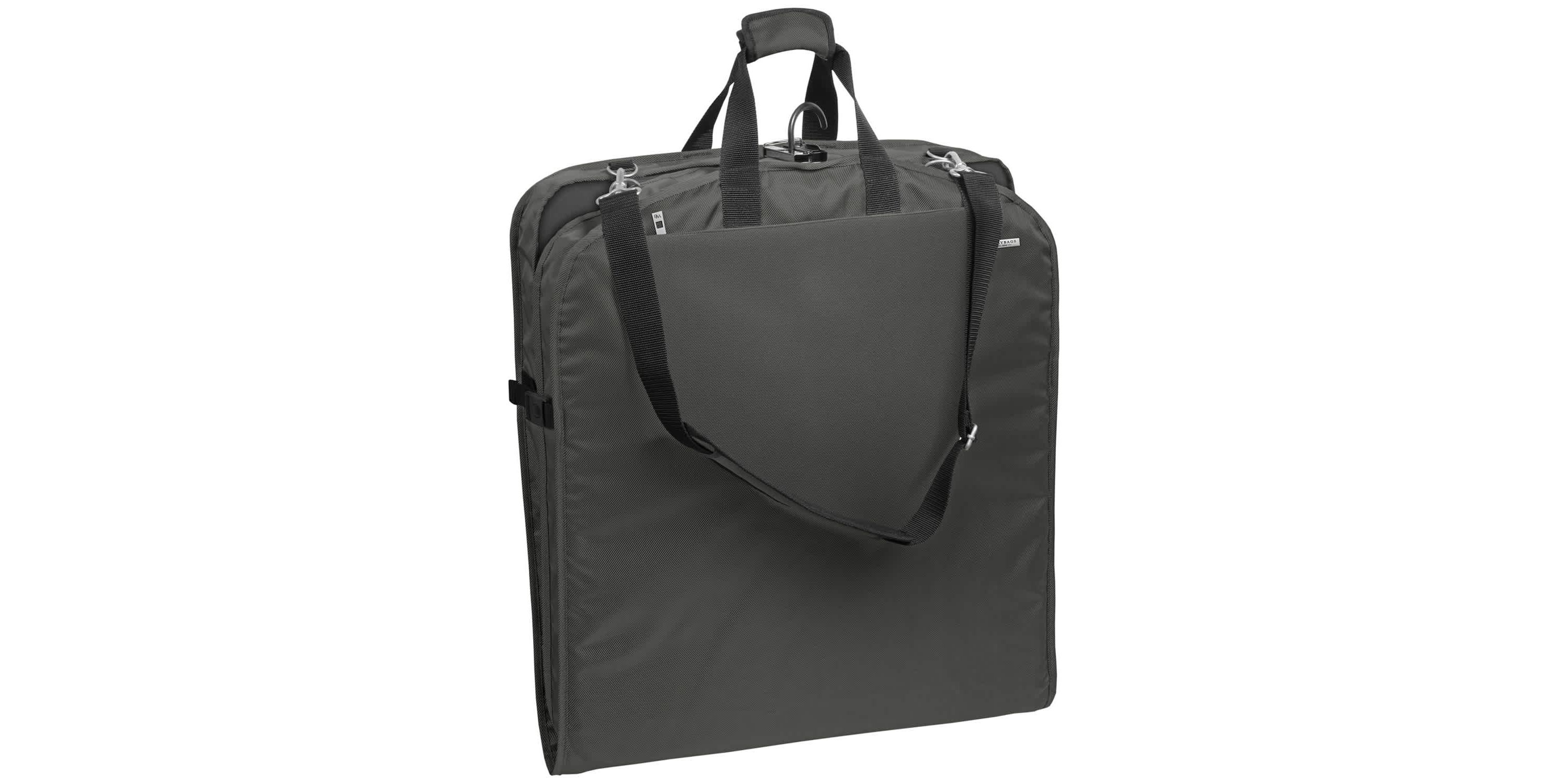 WallyBags 42" Premium Travel Garment Bag with Shoulder Strap