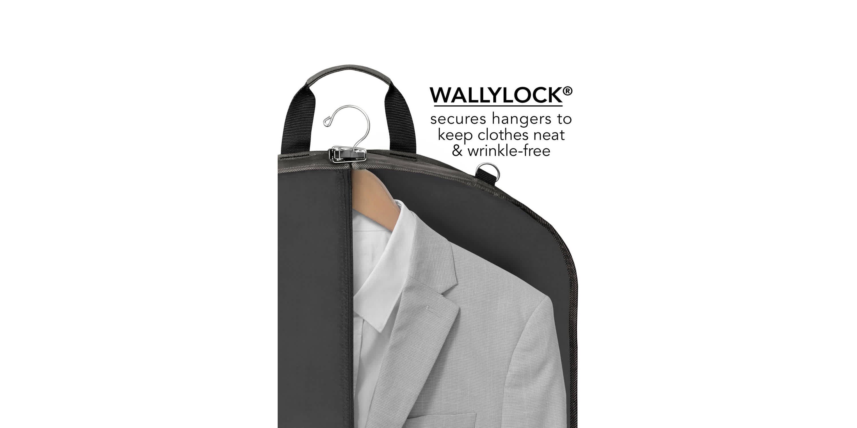 WallyBags 42" Premium Travel Garment Bag with Shoulder Strap