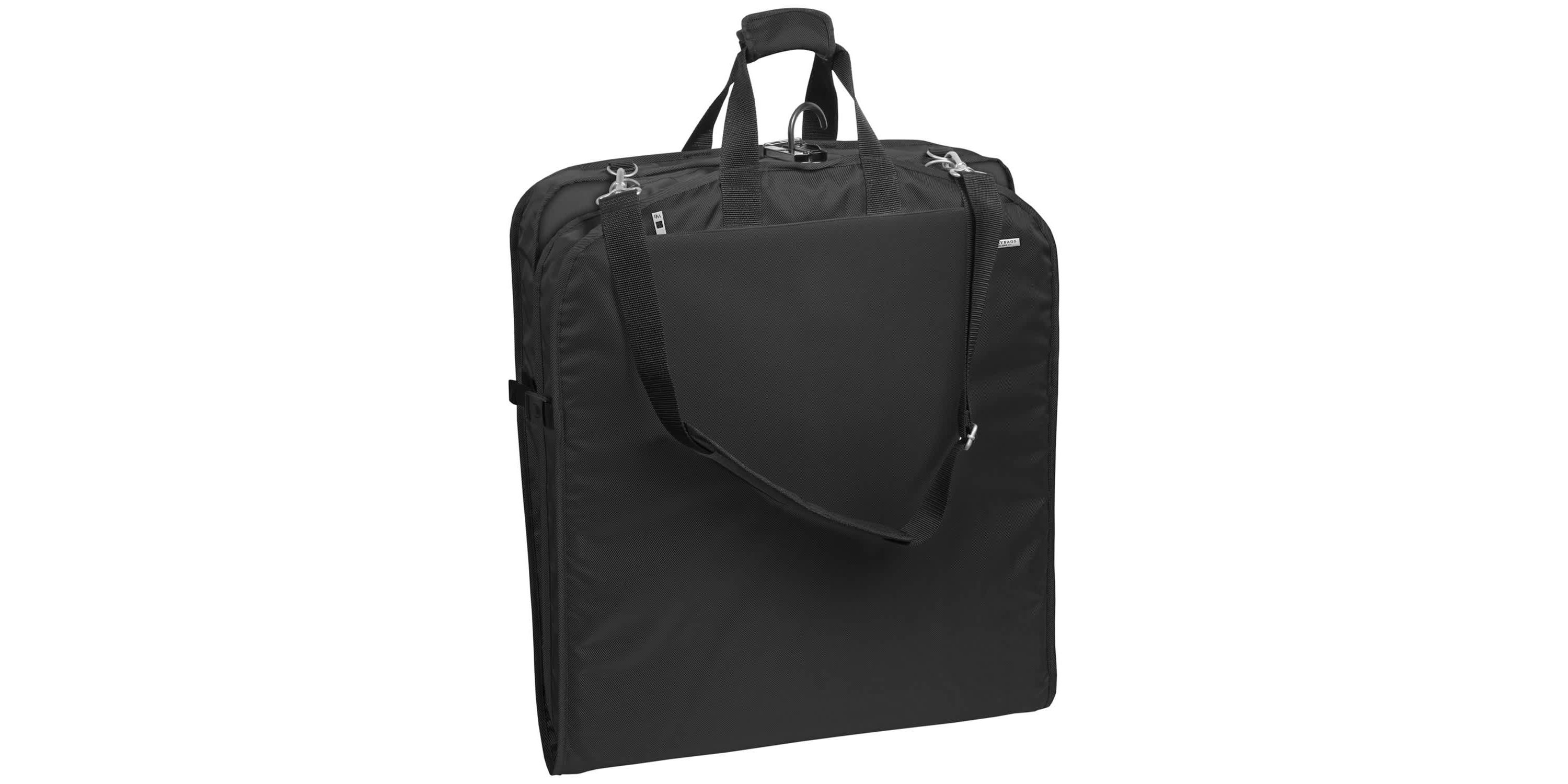 45" Premium Extra Wide Garment Bag with shoulder strap and two large pockets