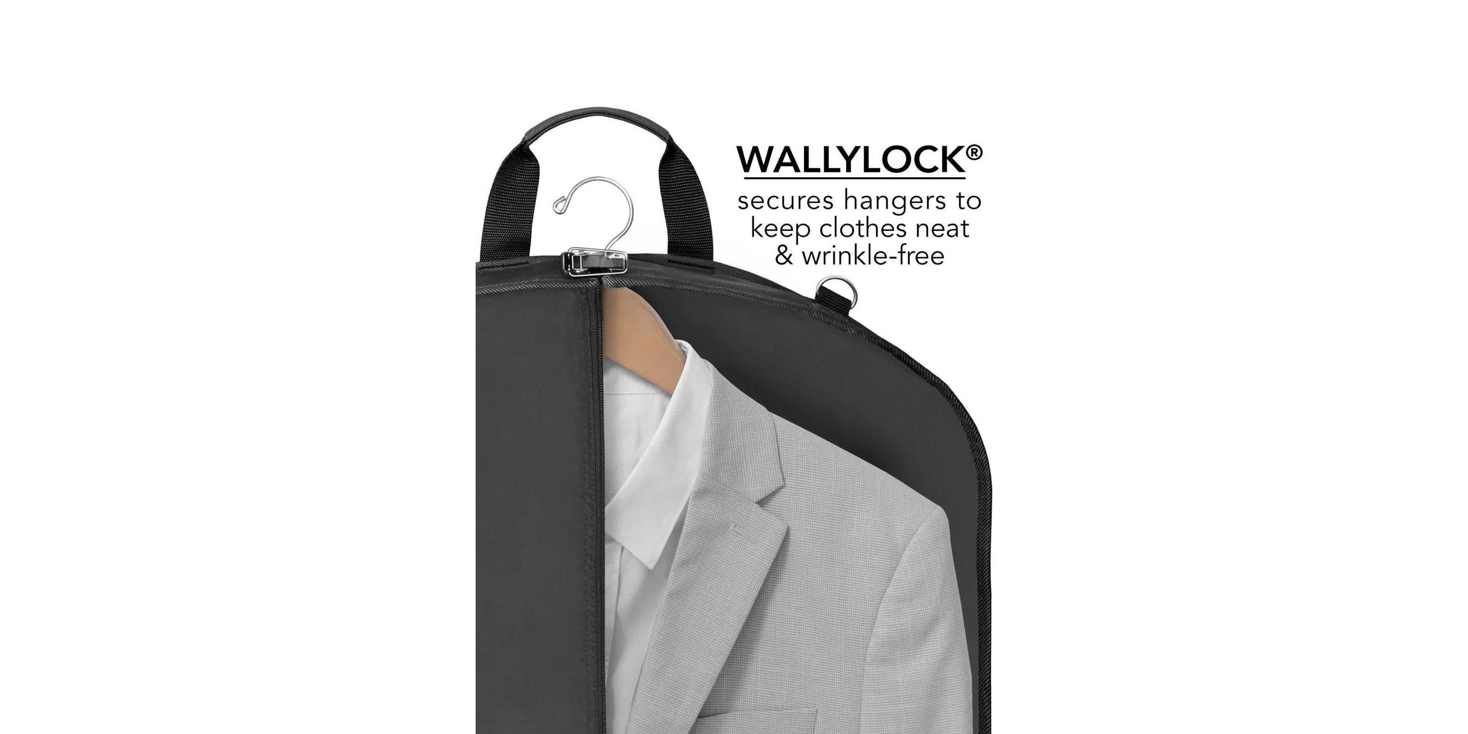 45" Premium Extra Wide Garment Bag with shoulder strap and two large pockets