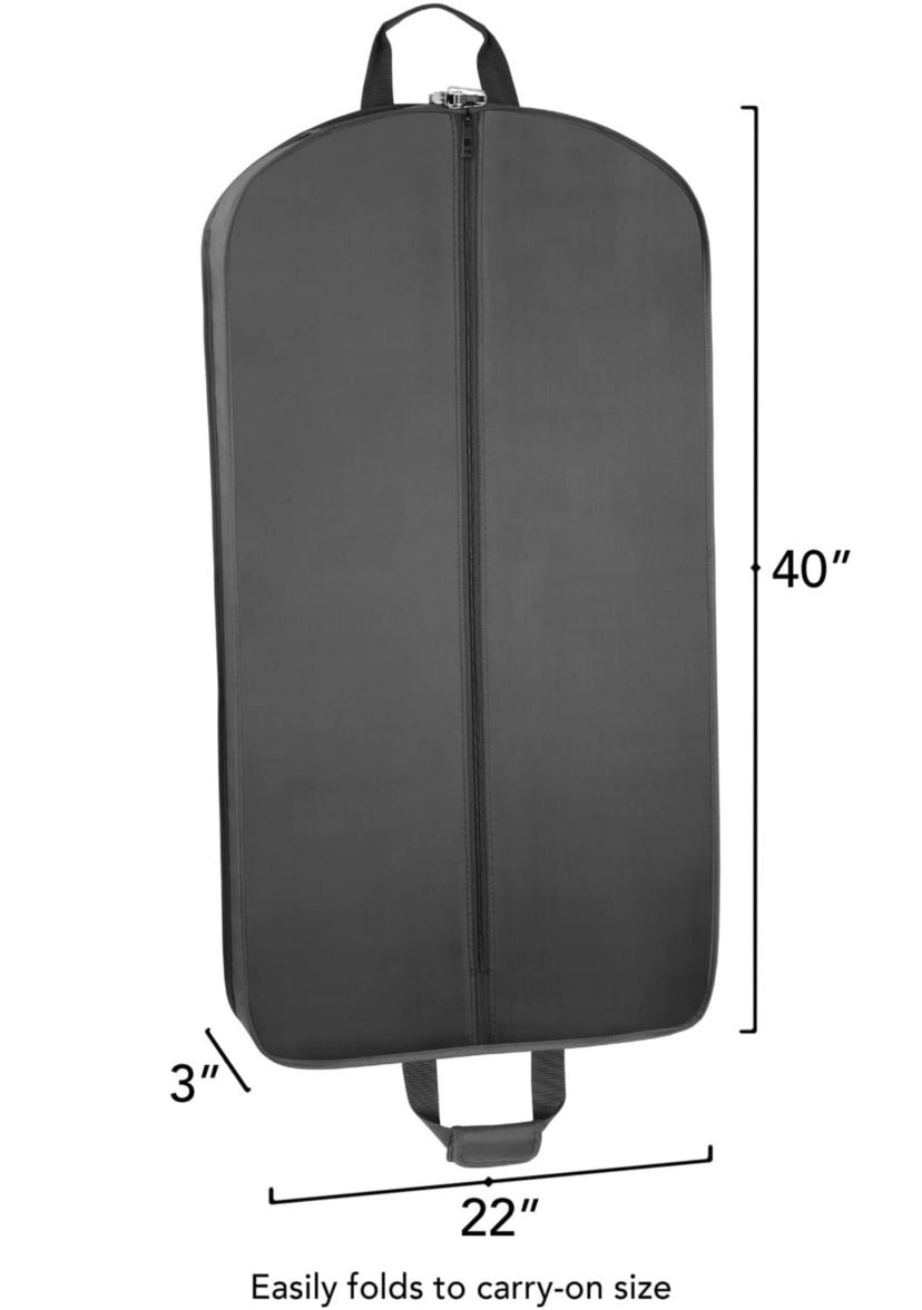 WallyBags 40" Deluxe Groom Tux and Suit Travel Garment Bag
