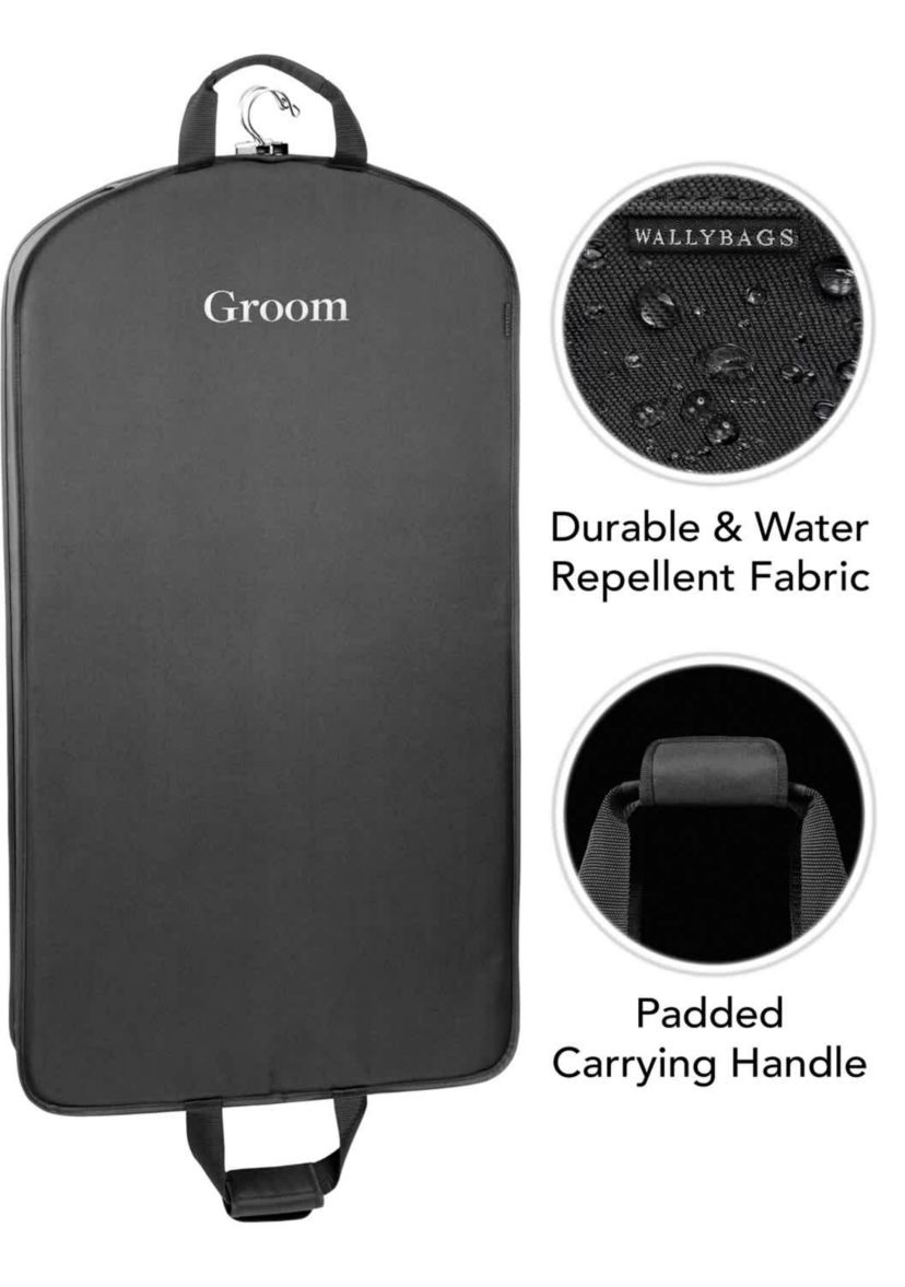 WallyBags 40" Deluxe Groom Tux and Suit Travel Garment Bag