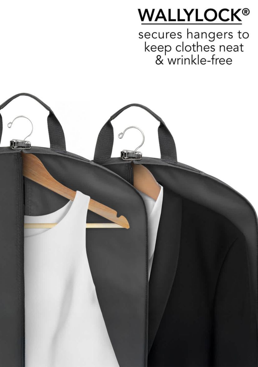 WallyBags Bride & Groom 60" Deluxe Travel Garment Bag and 40" Deluxe Travel Garment Bag