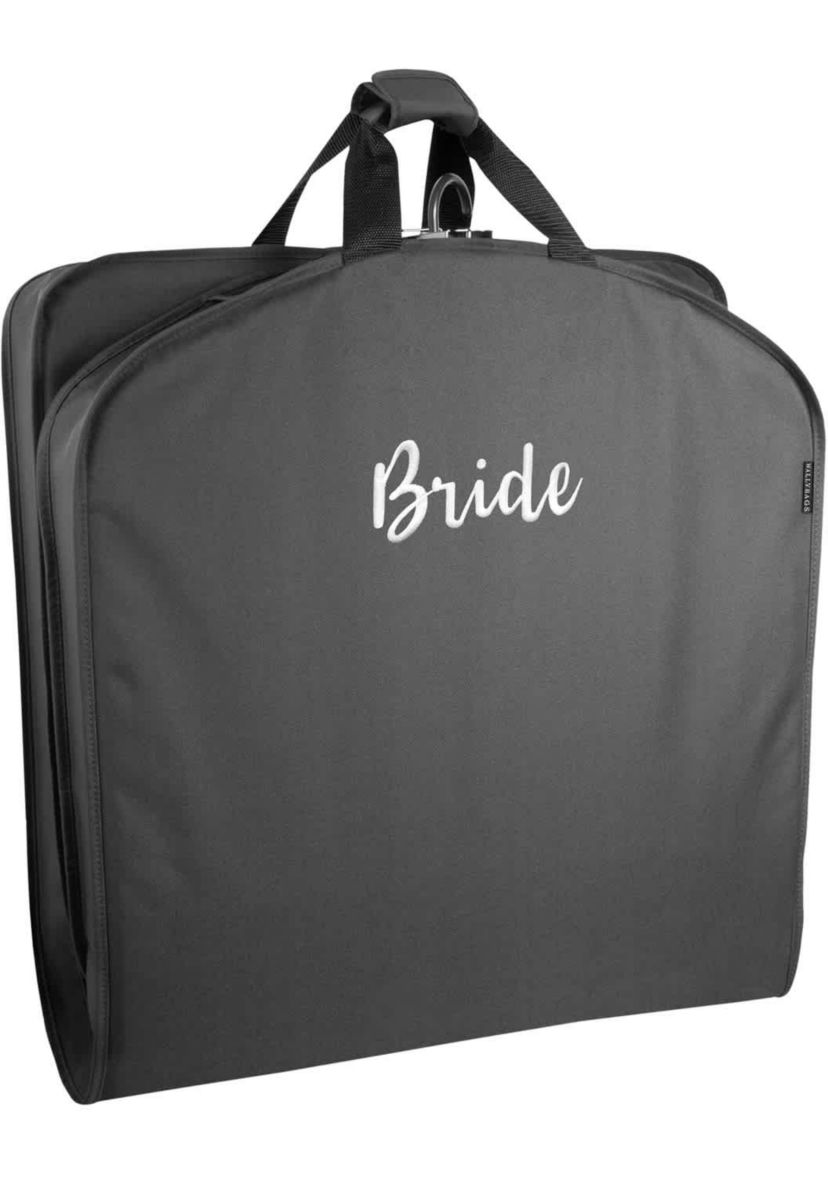 60” Deluxe Travel Garment Bag with Bride embroidery
