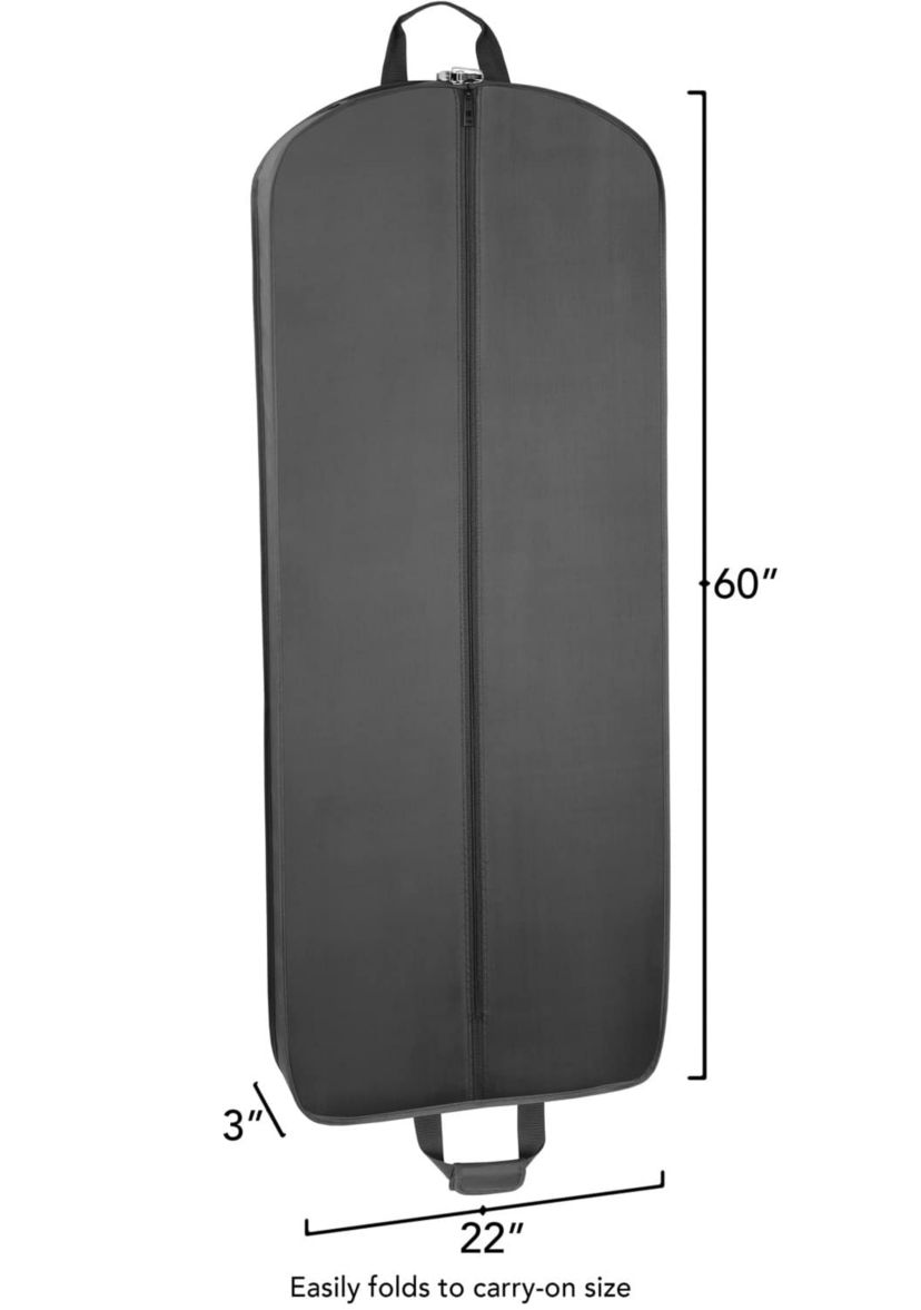 60” Deluxe Travel Garment Bag with Bride embroidery