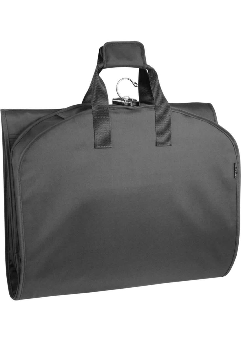 60” Premium Tri-Fold Travel Garment Bag with exterior pocket