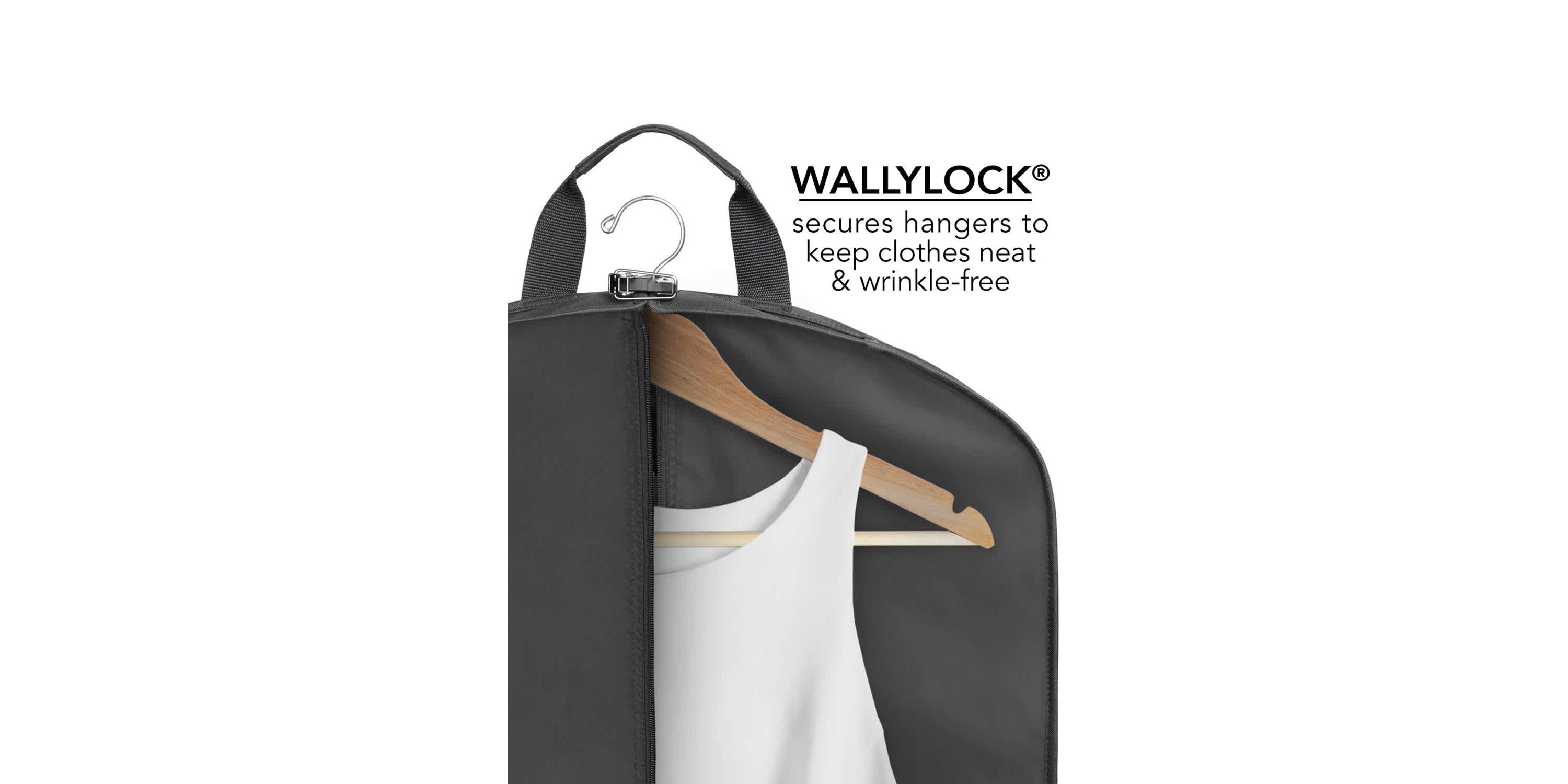 60” Premium Tri-Fold Travel Garment Bag with exterior pocket