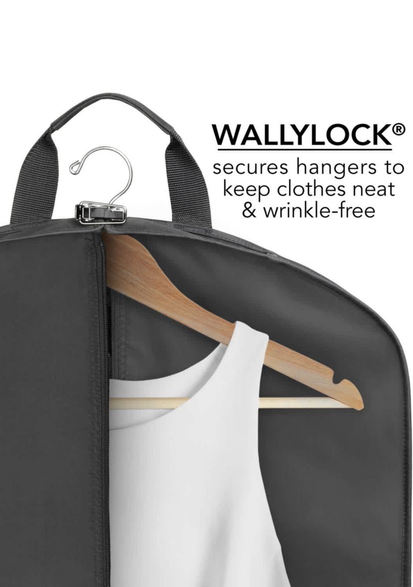 60” Premium Tri-Fold Travel Garment Bag with exterior pocket