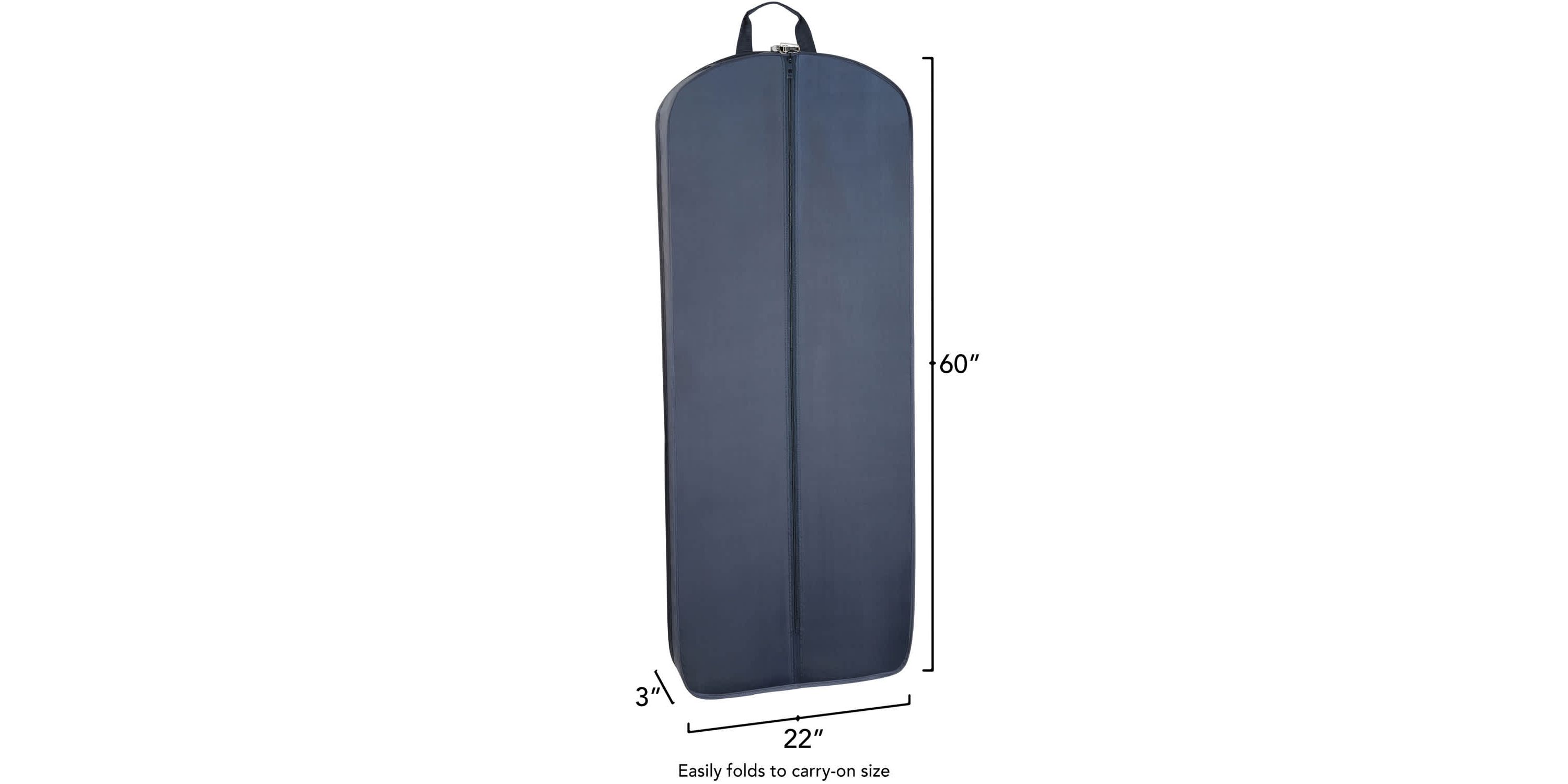 60” Premium Tri-Fold Travel Garment Bag with exterior