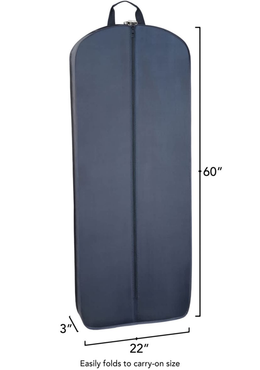 60” Premium Tri-Fold Travel Garment Bag with exterior