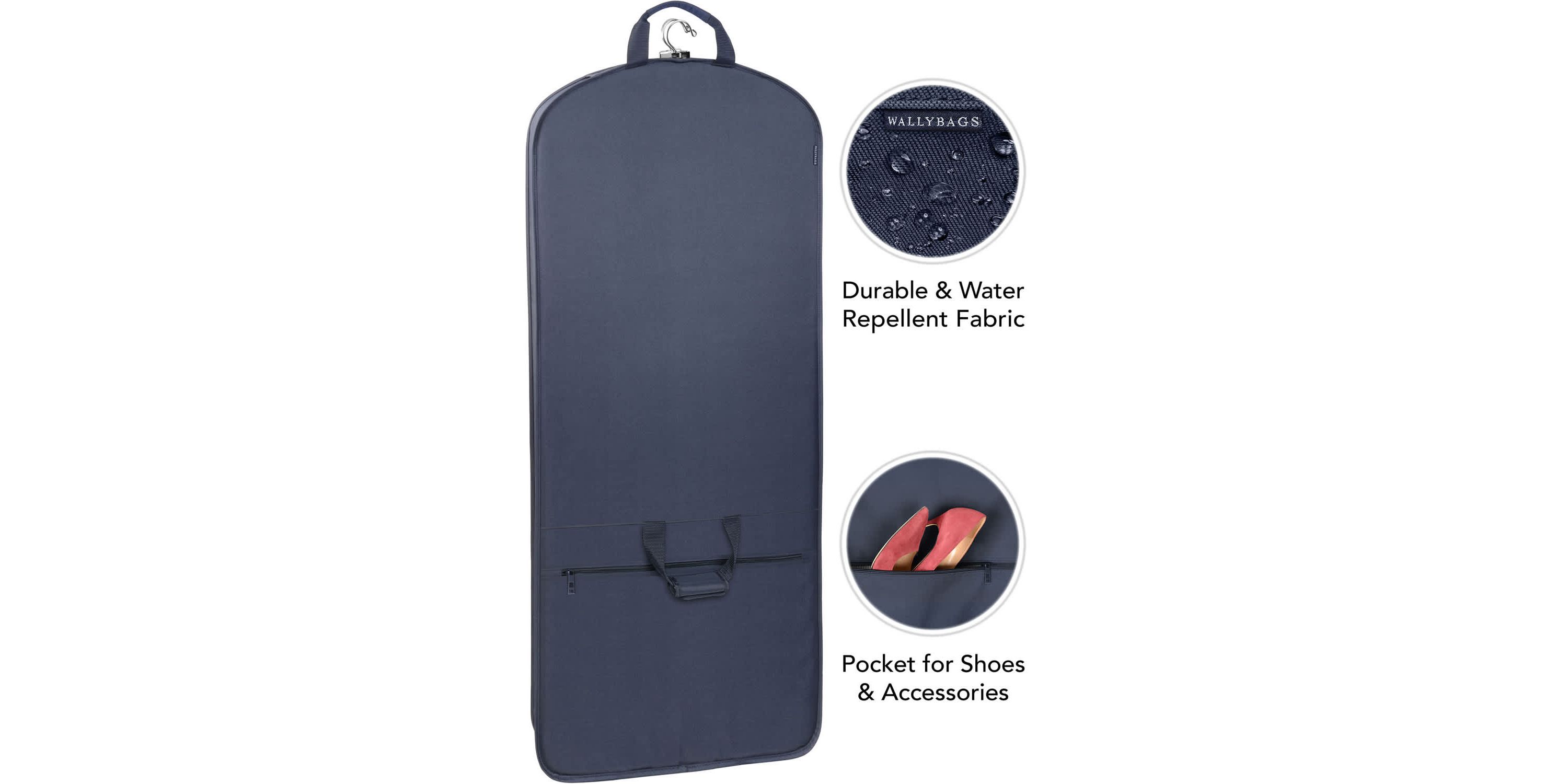 60” Premium Tri-Fold Travel Garment Bag with exterior