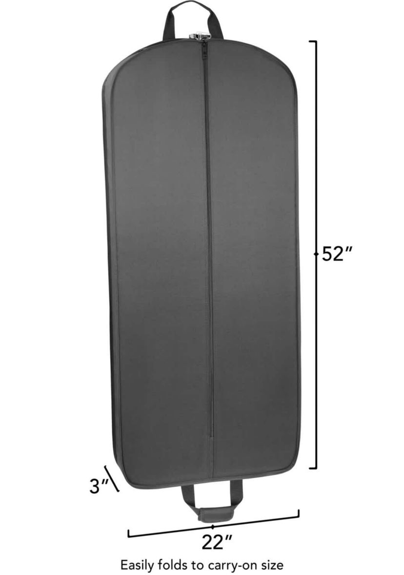 52" Deluxe Travel Garment Bag with Pockets
