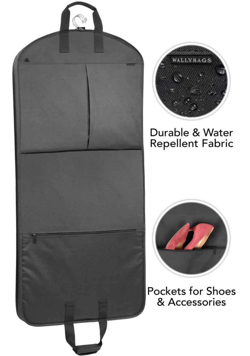 52" Deluxe Travel Garment Bag with Pockets
