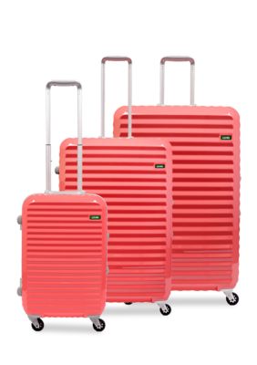 Lojel store pink luggage