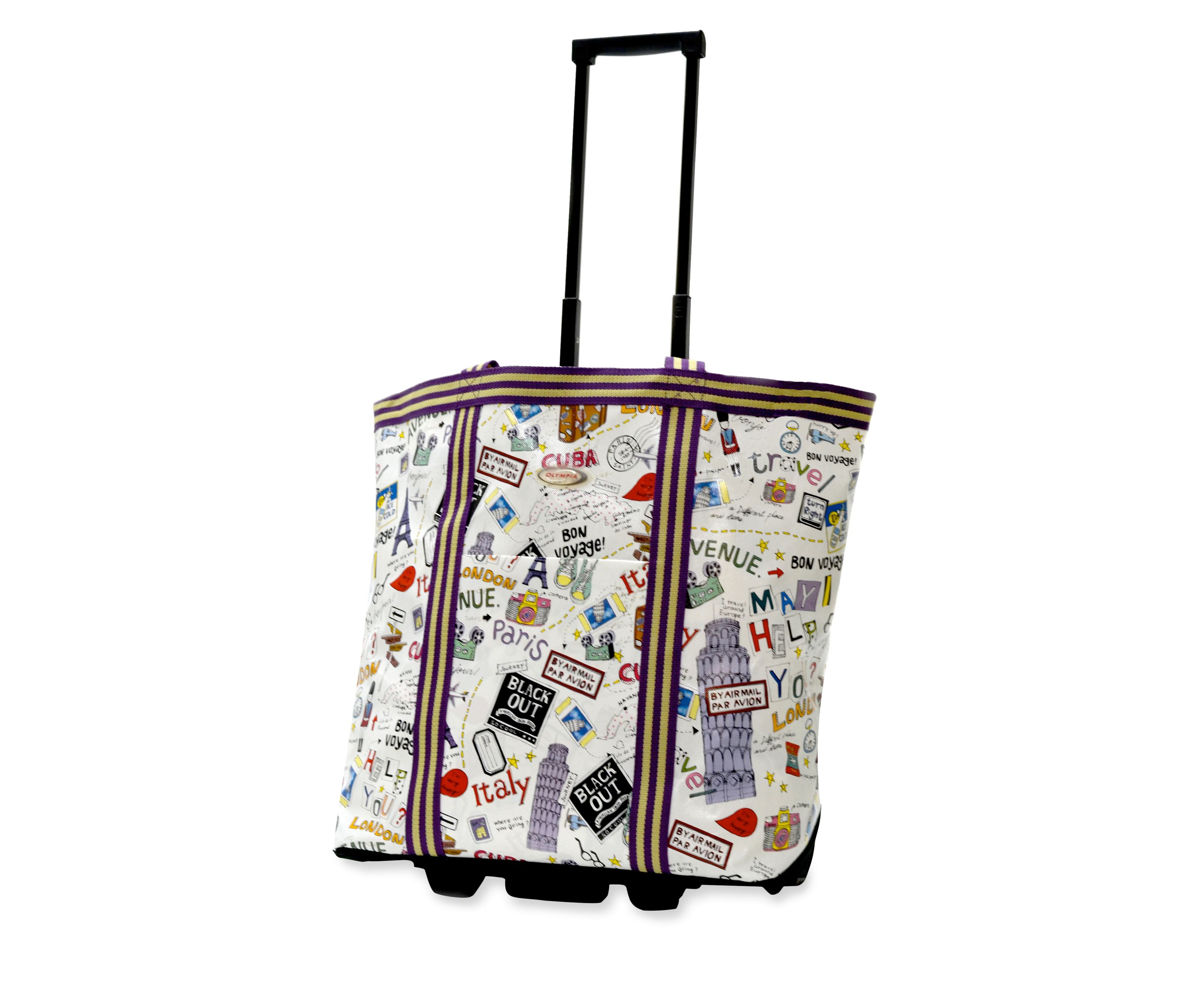 Cosmopolitan Rolling Tote - Online Only