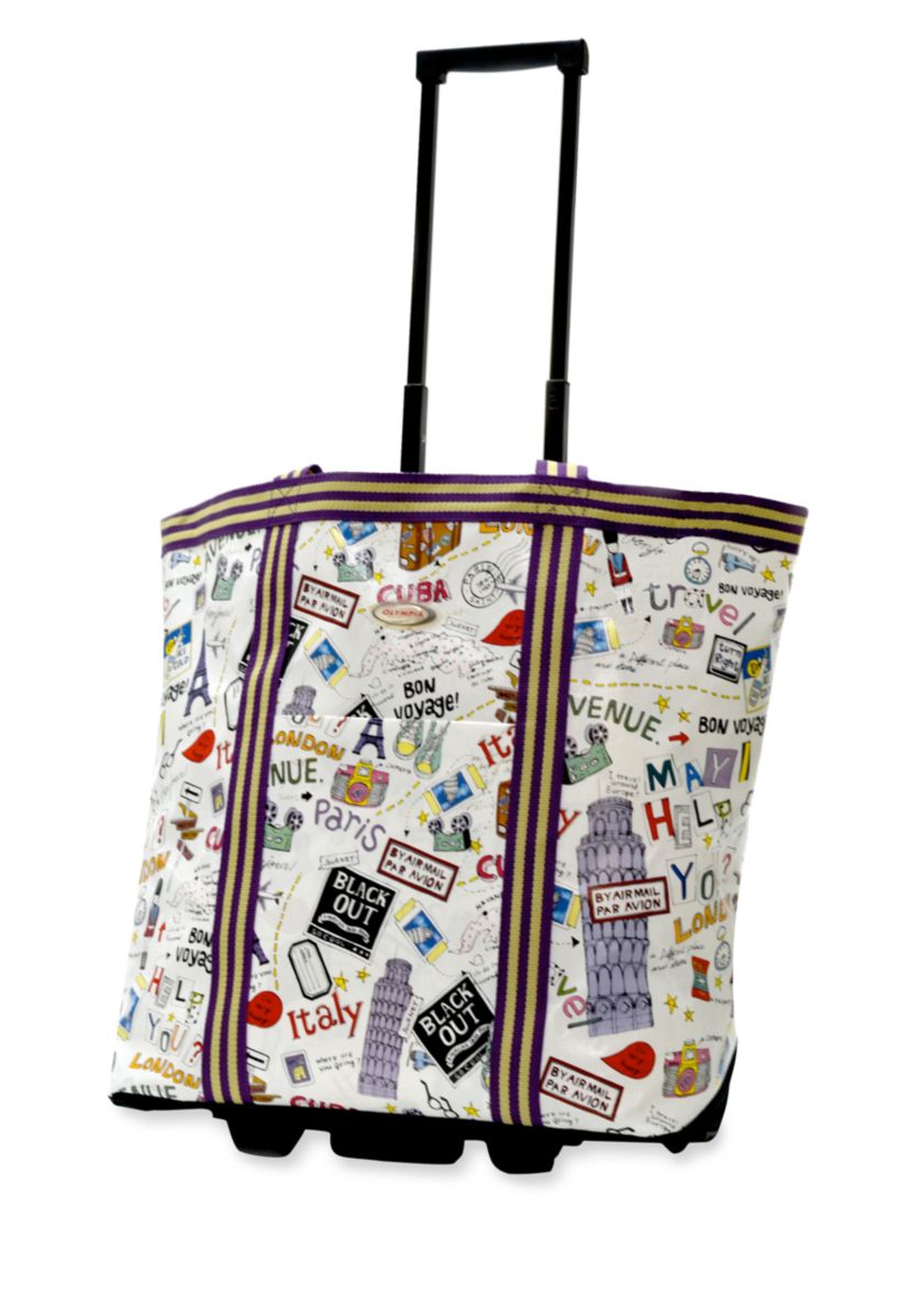 Cosmopolitan Rolling Tote - Online Only