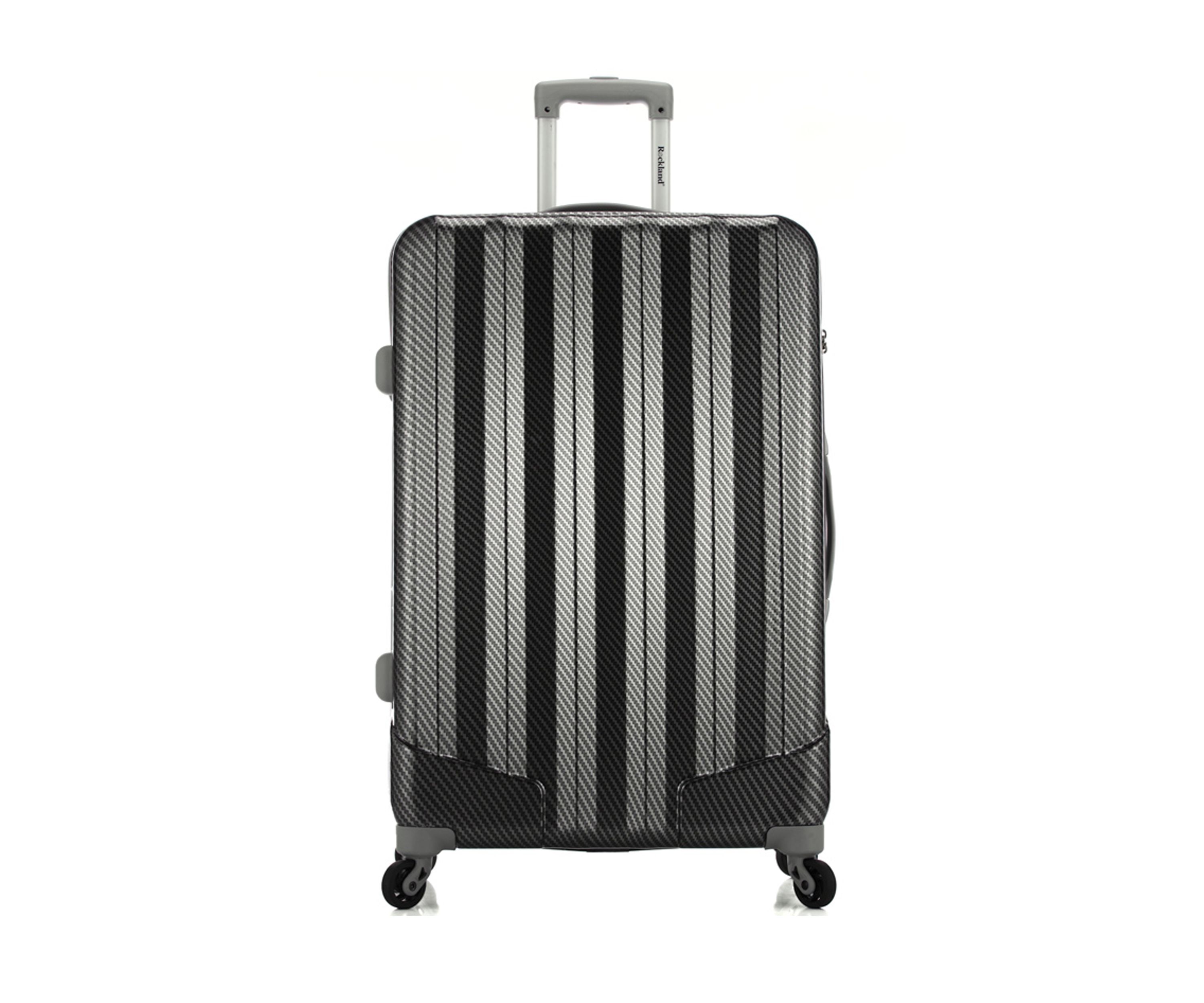 Barcelona 3 Piece Luggage Set with 6 Piece Travel Set and Luggage Cover