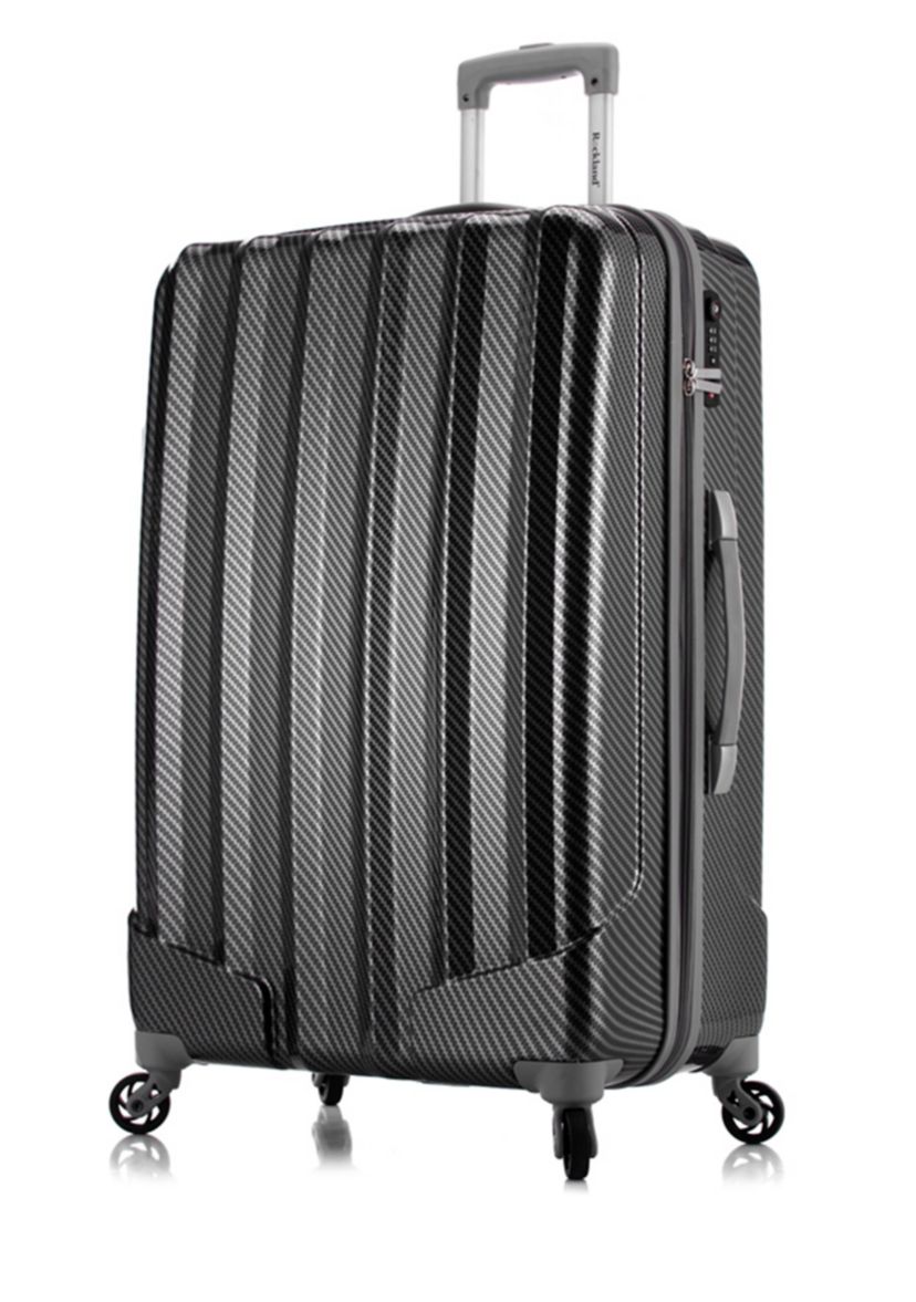 Barcelona 3 Piece Luggage Set with 6 Piece Travel Set and Luggage Cover