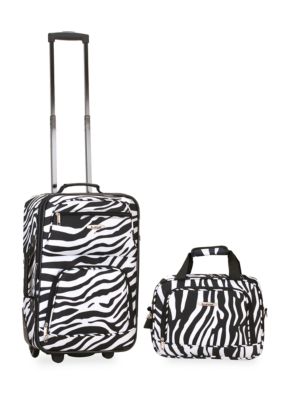 Zebra luggage cheap sets clearance