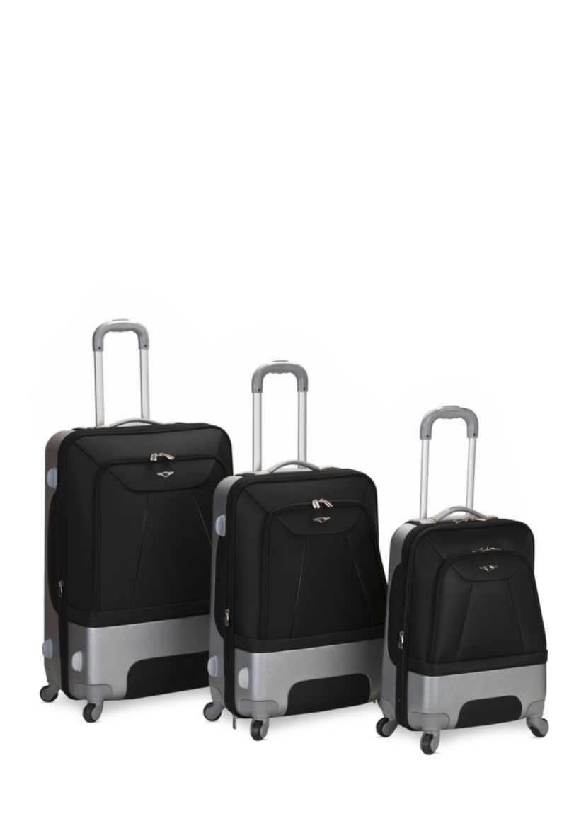 3 Piece Rome Hybrid Spinner Luggage Set