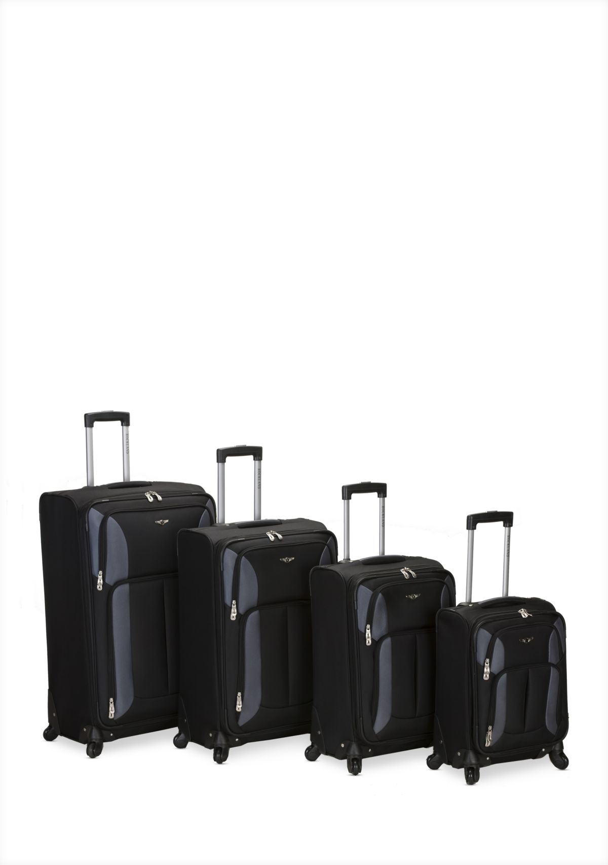 4-Piece Impact Spinner Luggage Set - Black