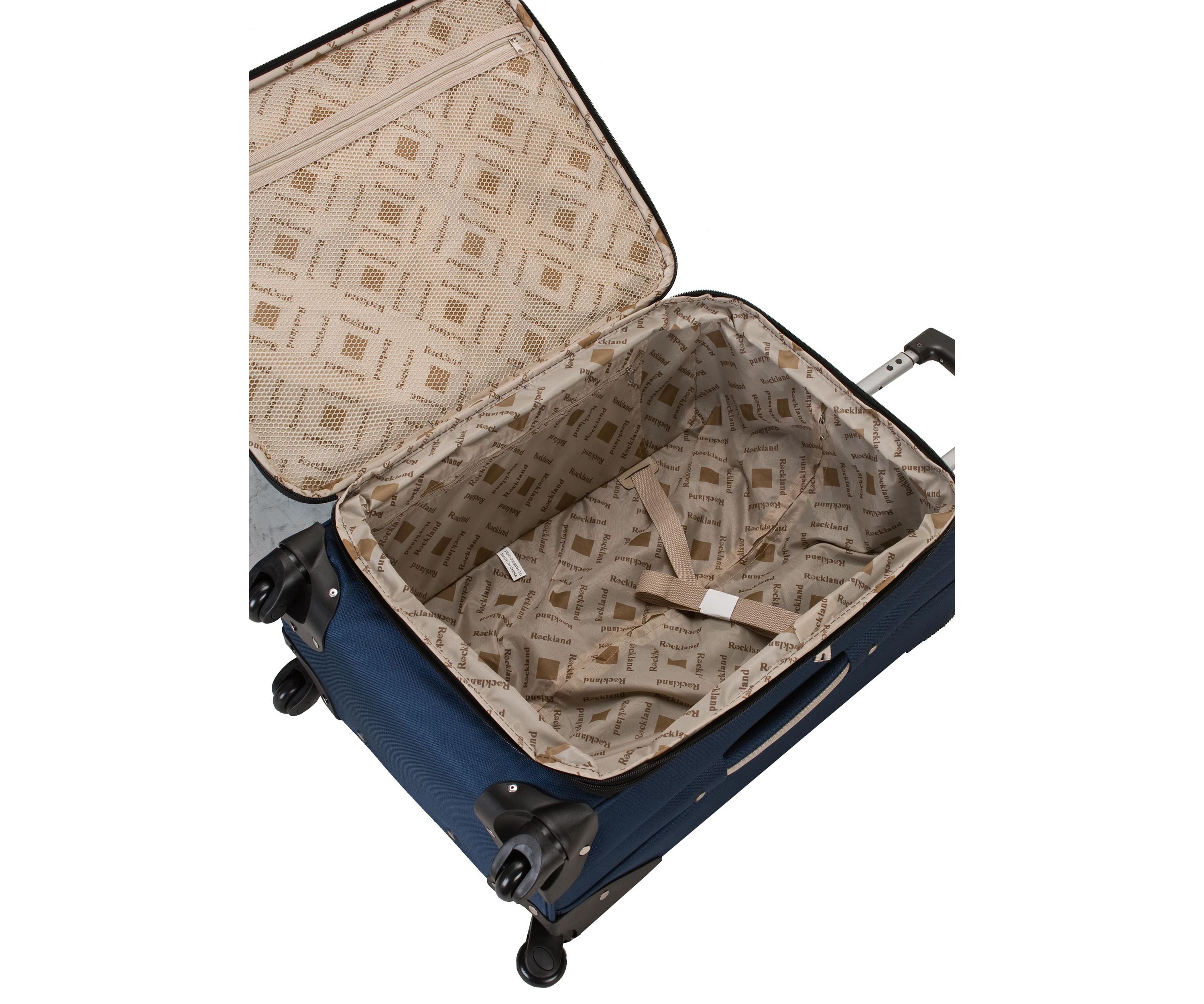 4 Piece Impact Spinner Luggage Set - Navy