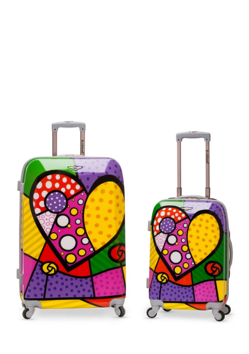 2 Piece Polycarbonate/ABS 20" & 28" Upright Luggage Set