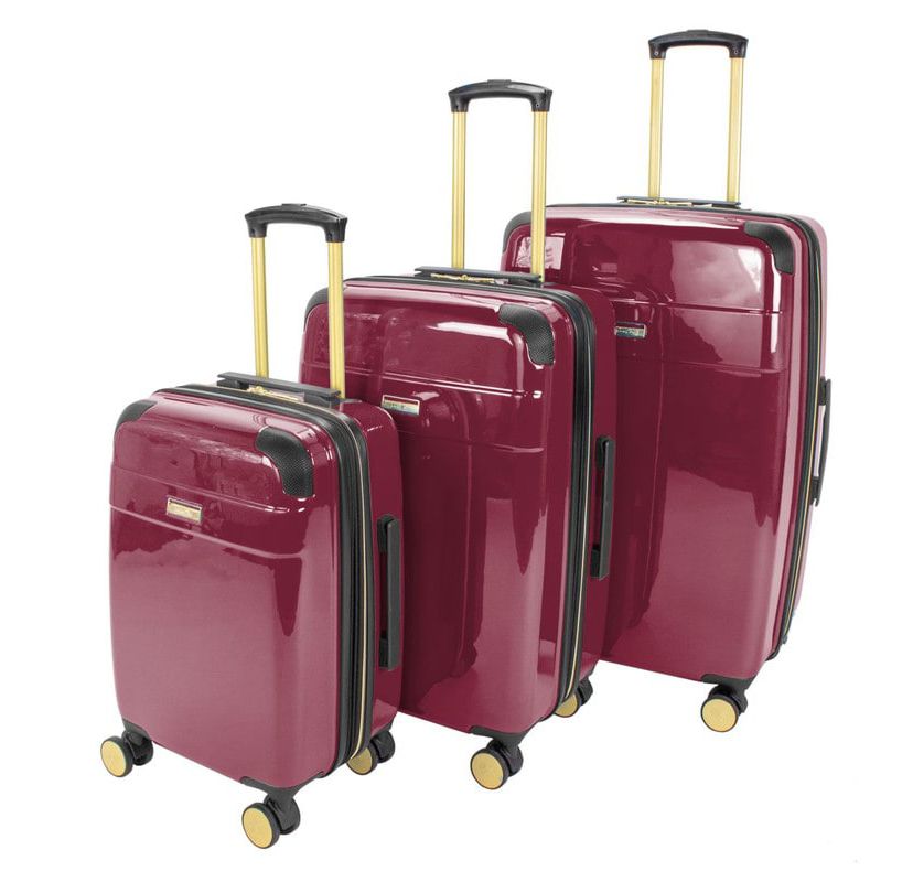 Jenni Chan Entin 3-Piece Hardside Spinner Set