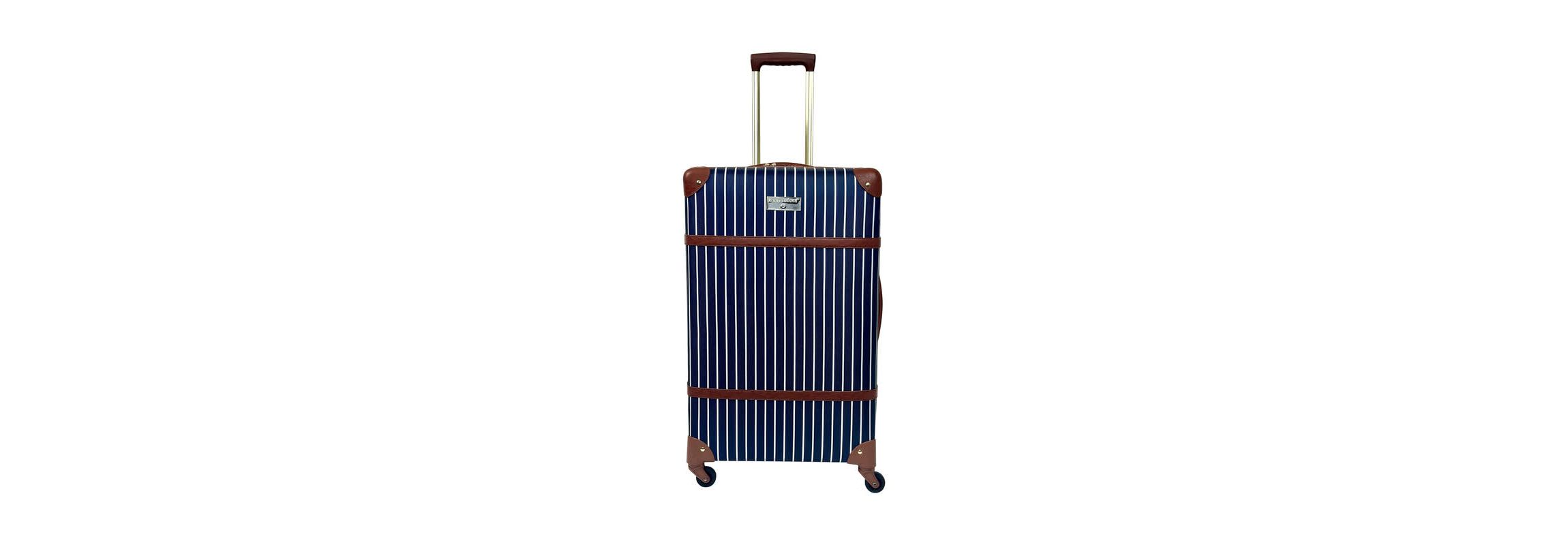 Kathy Ireland Vintage Trunk 2-Piece Hardside Luggage Set