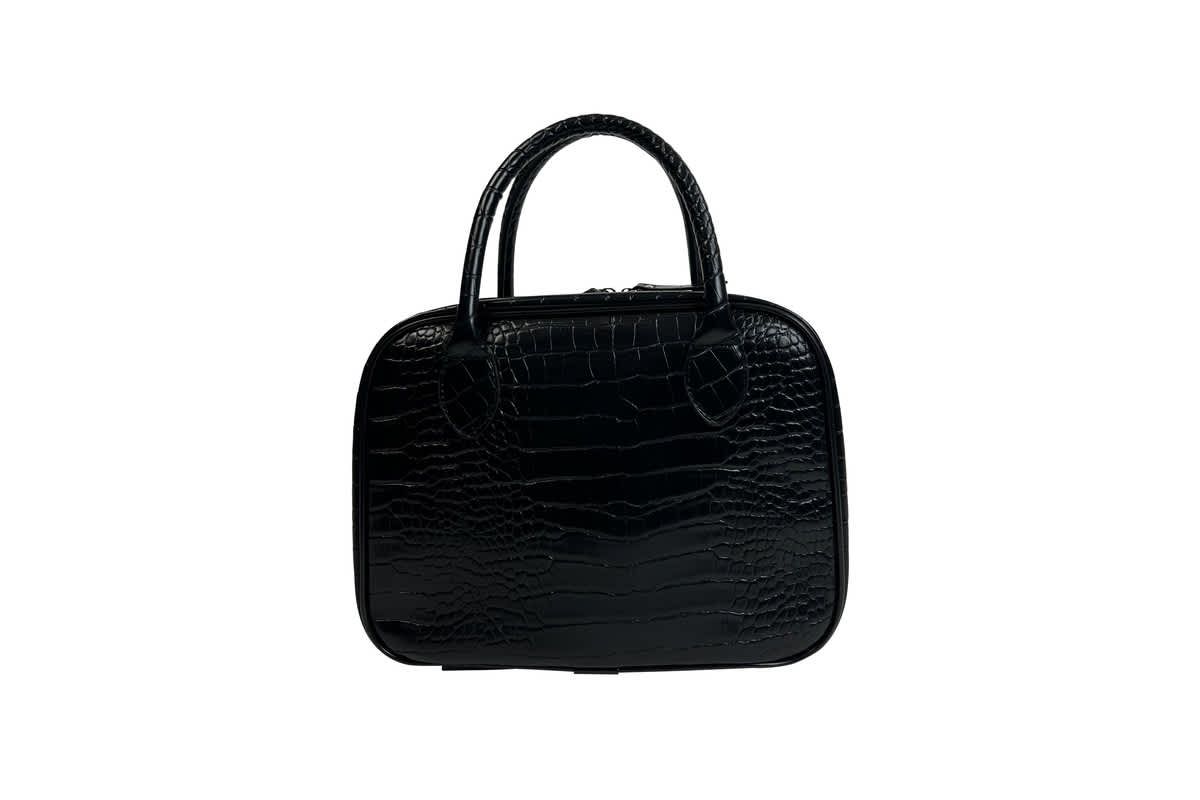 Kathy Ireland Croco Dome Lunch Tote