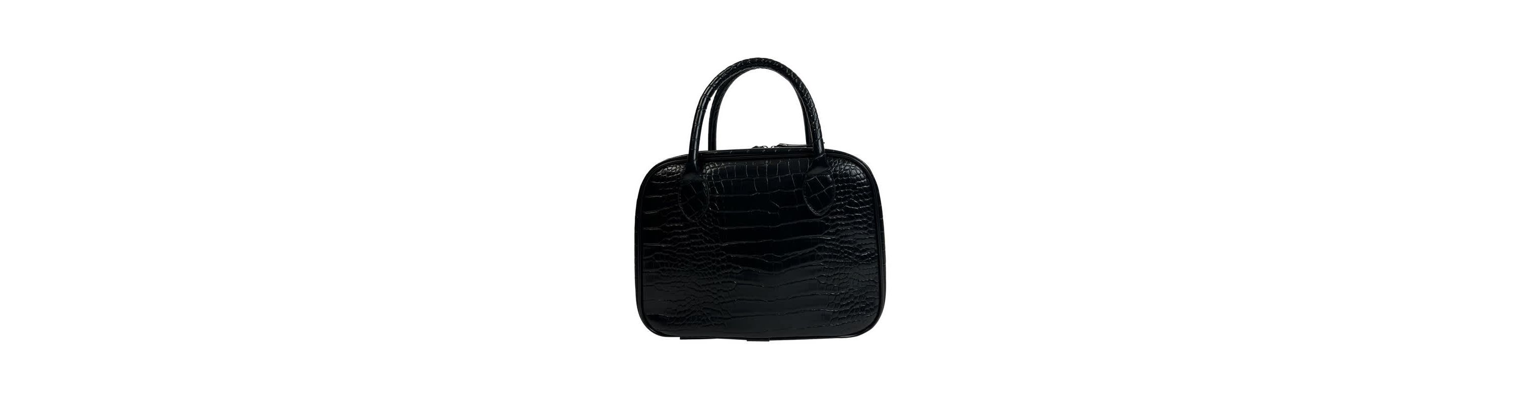 Kathy Ireland Croco Dome Lunch Tote