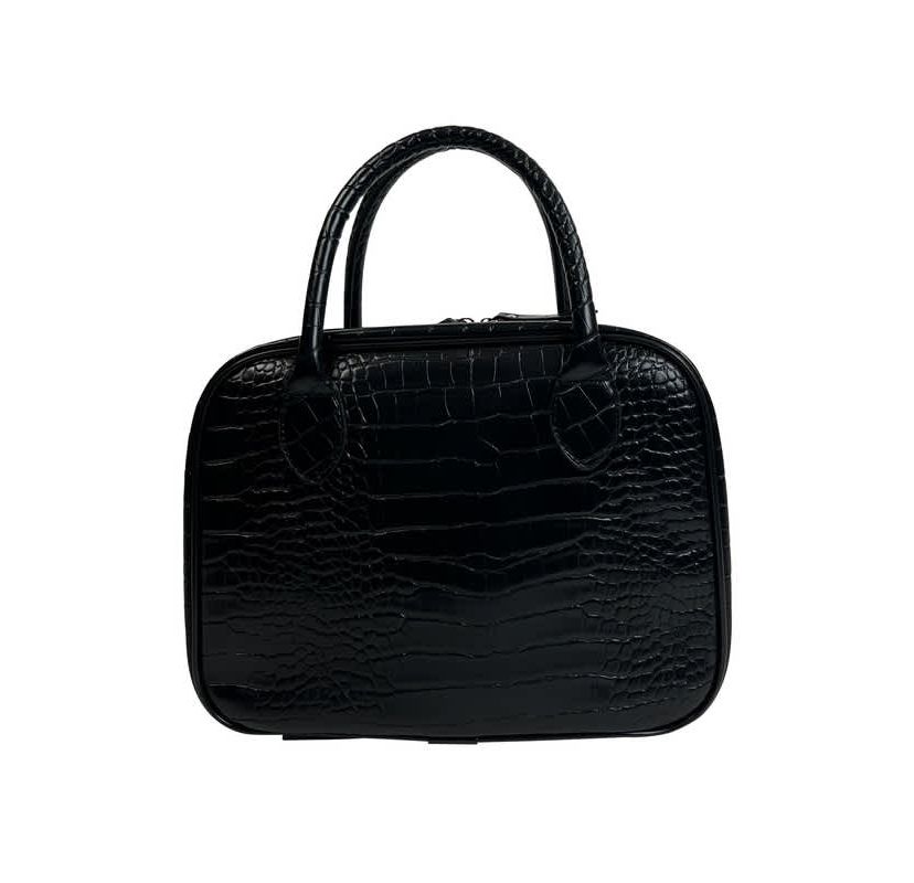 Kathy Ireland Croco Dome Lunch Tote