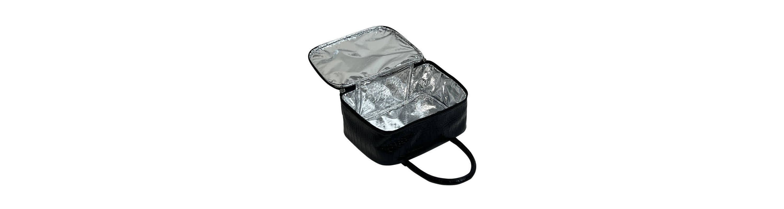 Kathy Ireland Croco Dome Lunch Tote