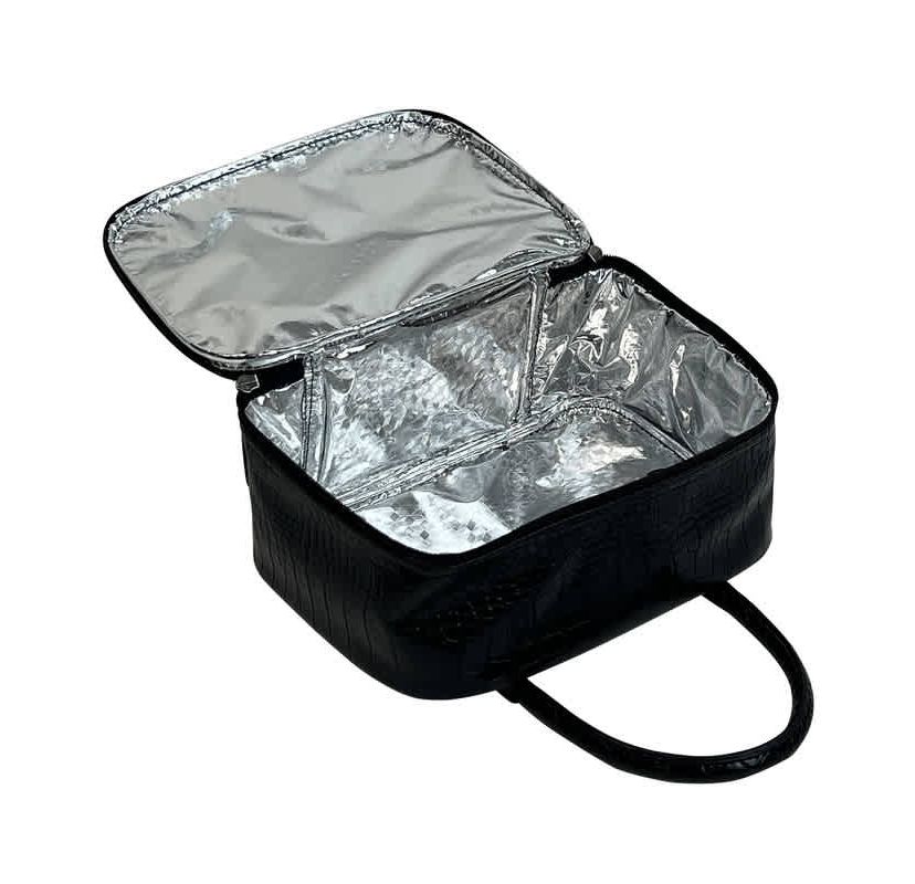 Kathy Ireland Croco Dome Lunch Tote
