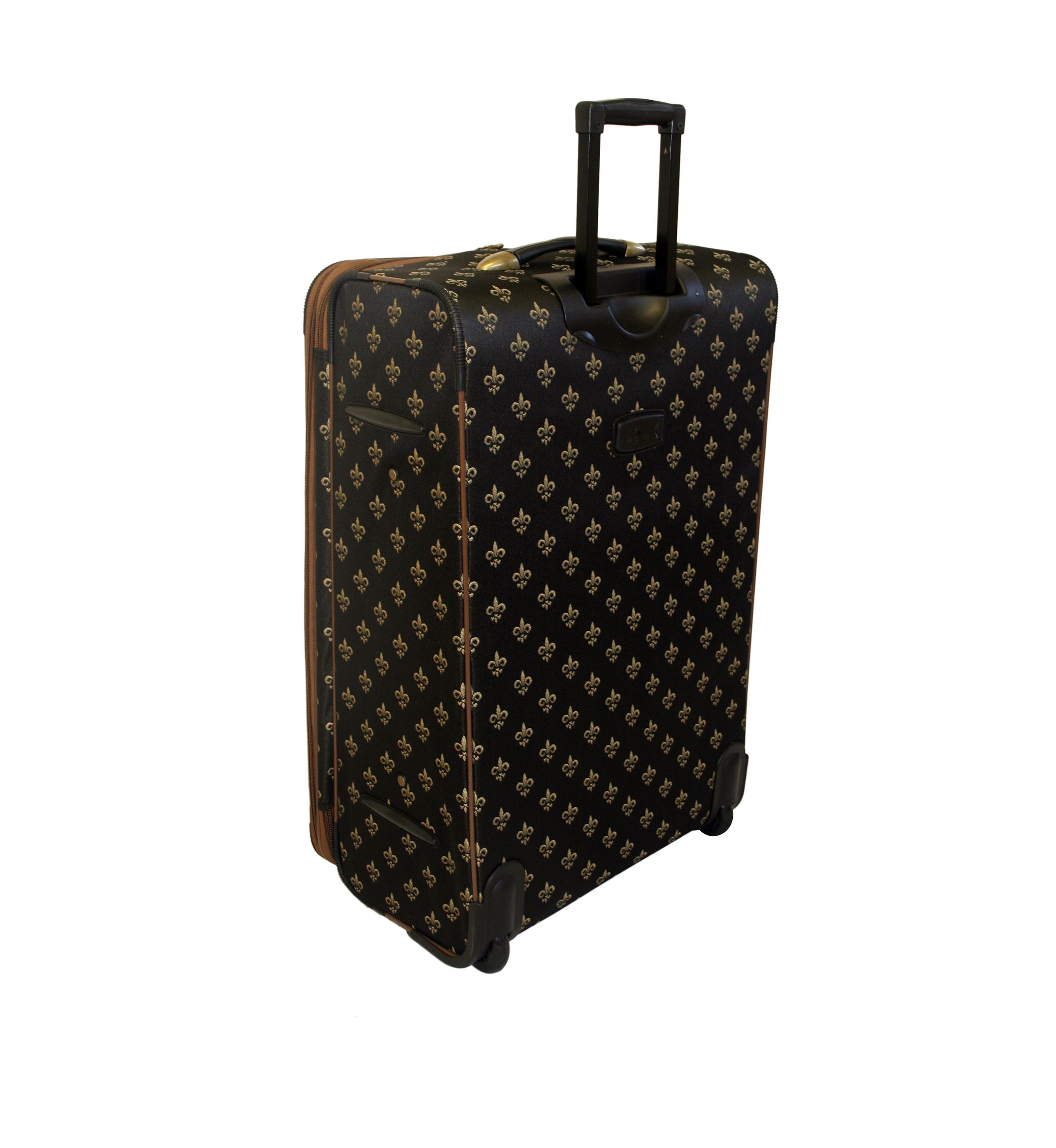 Fleur De Lis 4-Piece Luggage Set