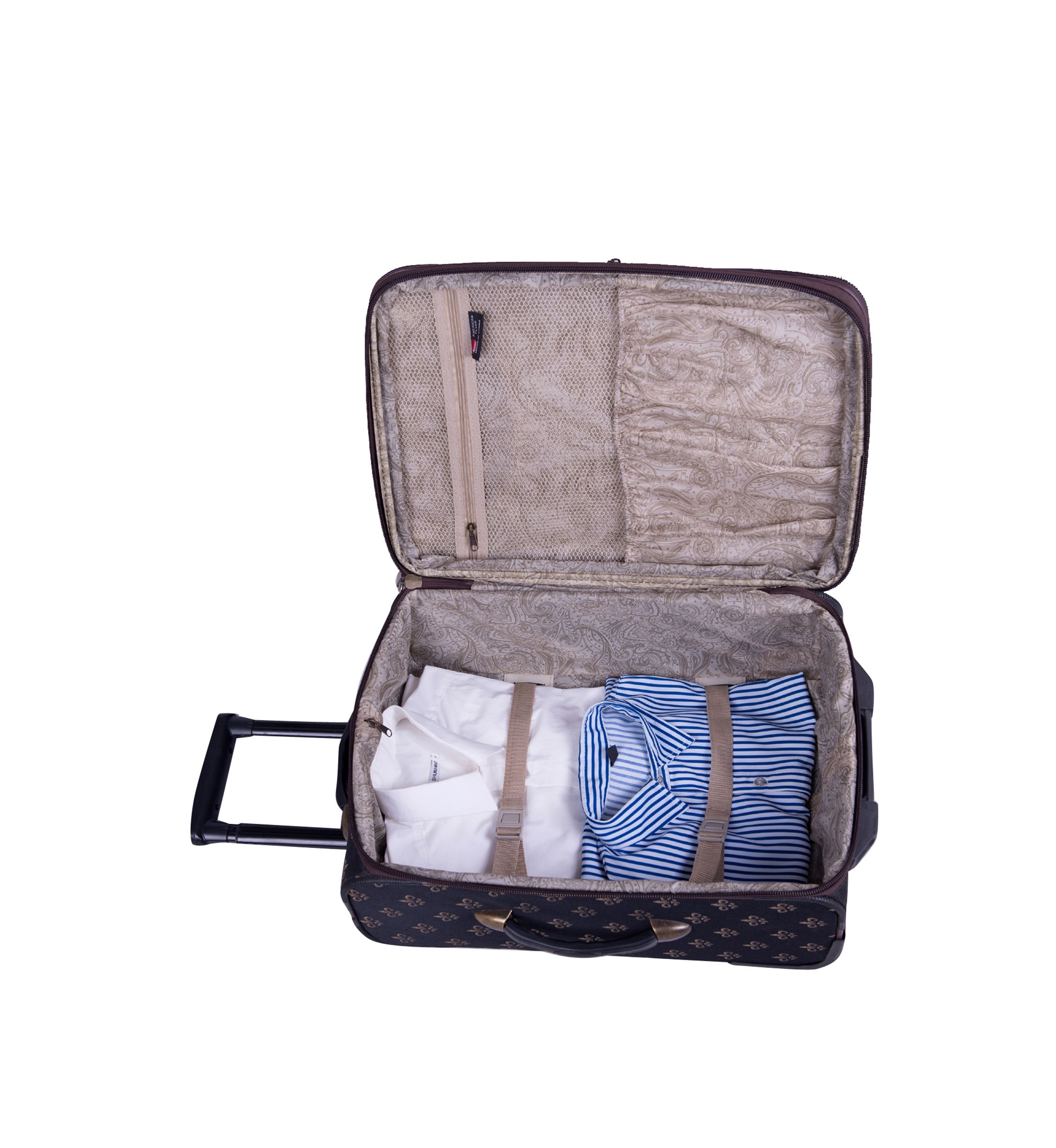 Fleur De Lis 4-Piece Luggage Set