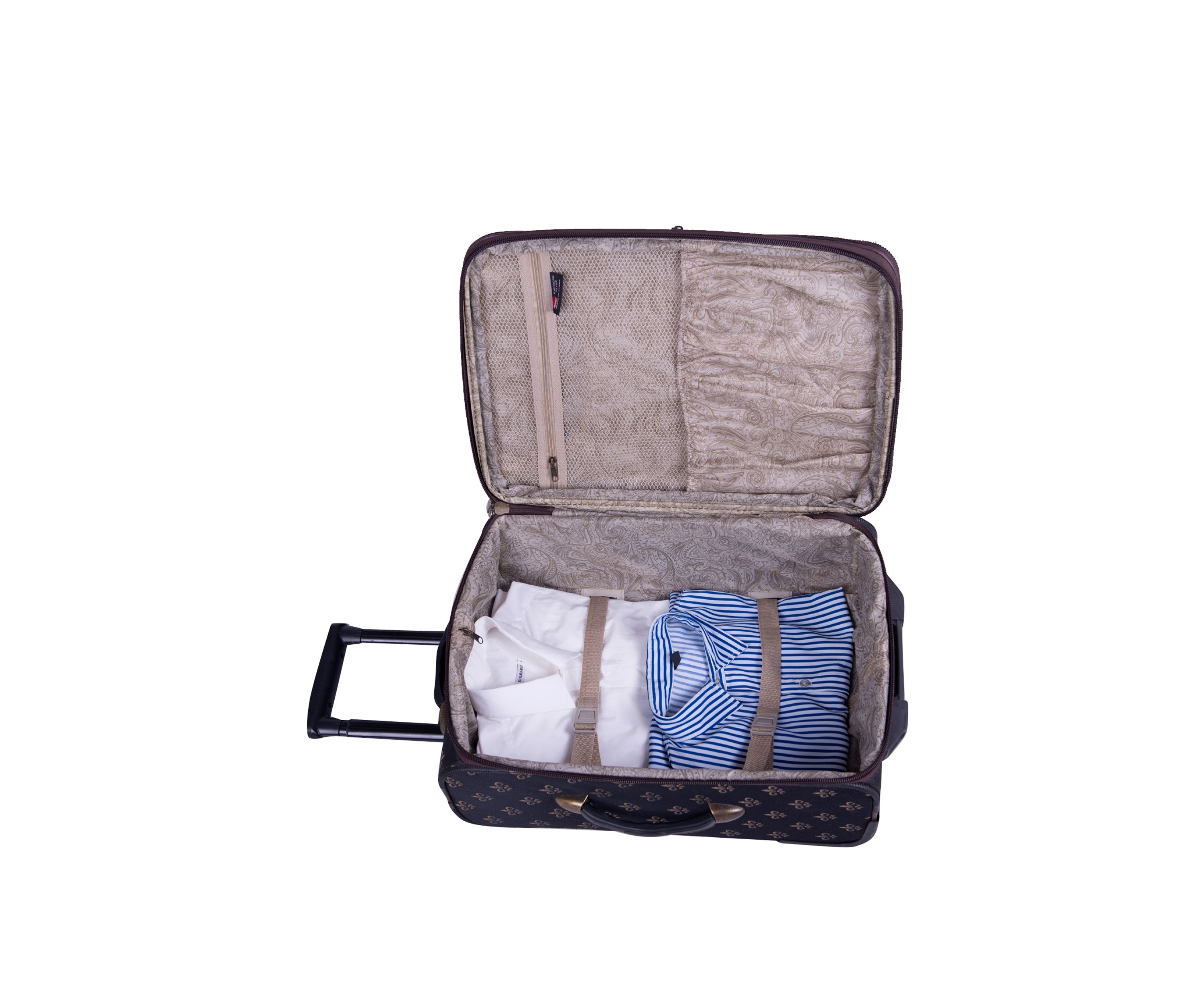 Fleur De Lis 4-Piece Luggage Set
