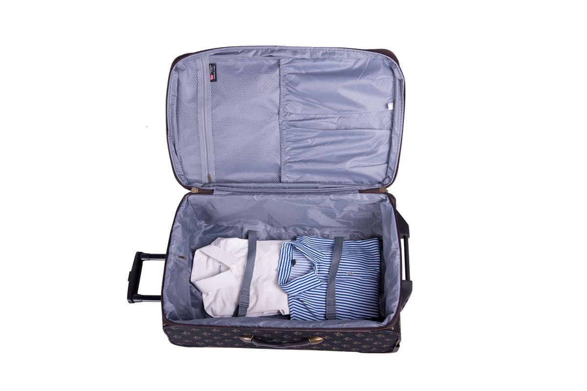 Fleur De Lis 4-Piece Luggage Set