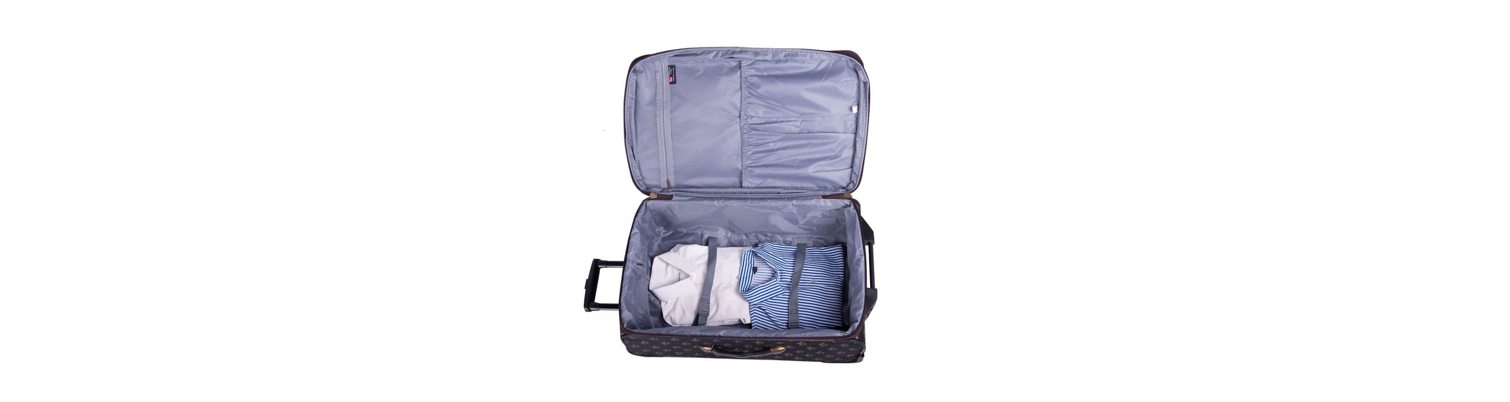 Fleur De Lis 4-Piece Luggage Set
