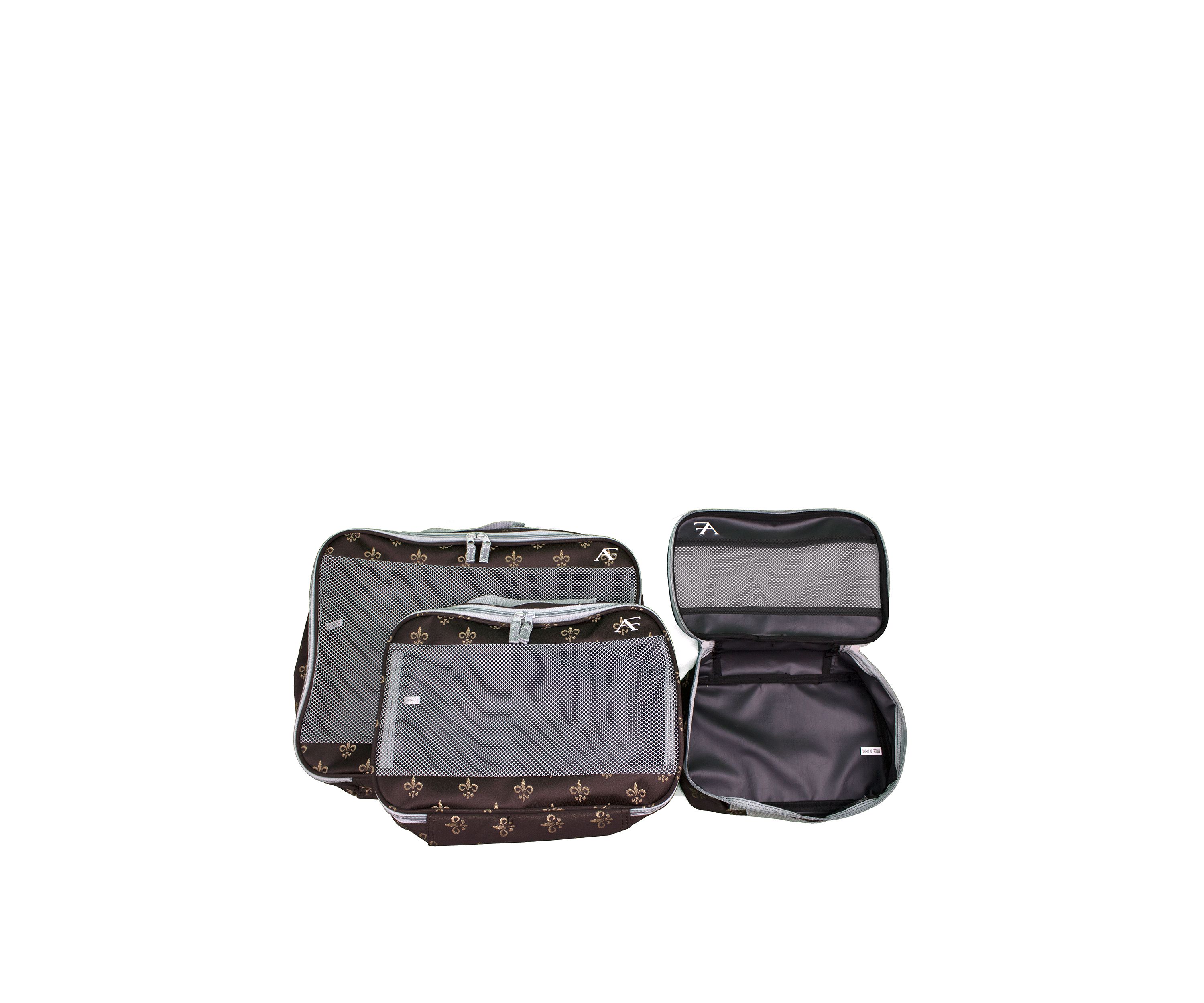 American Flyer Fleur De Lis Packing Cubes - 3-Piece Set