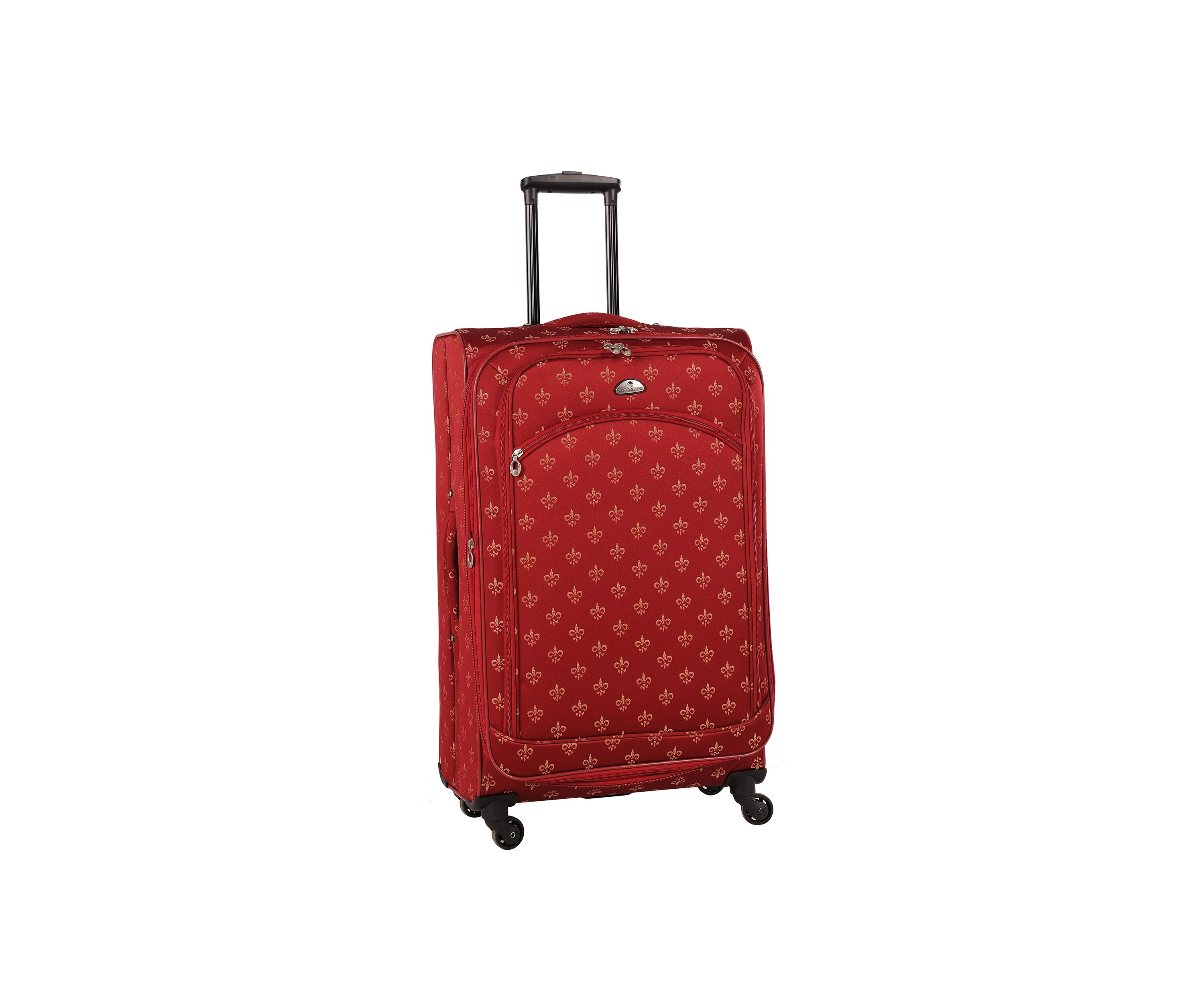 American Flyer Fleur de Lis 5-Piece Spinner Luggage Set